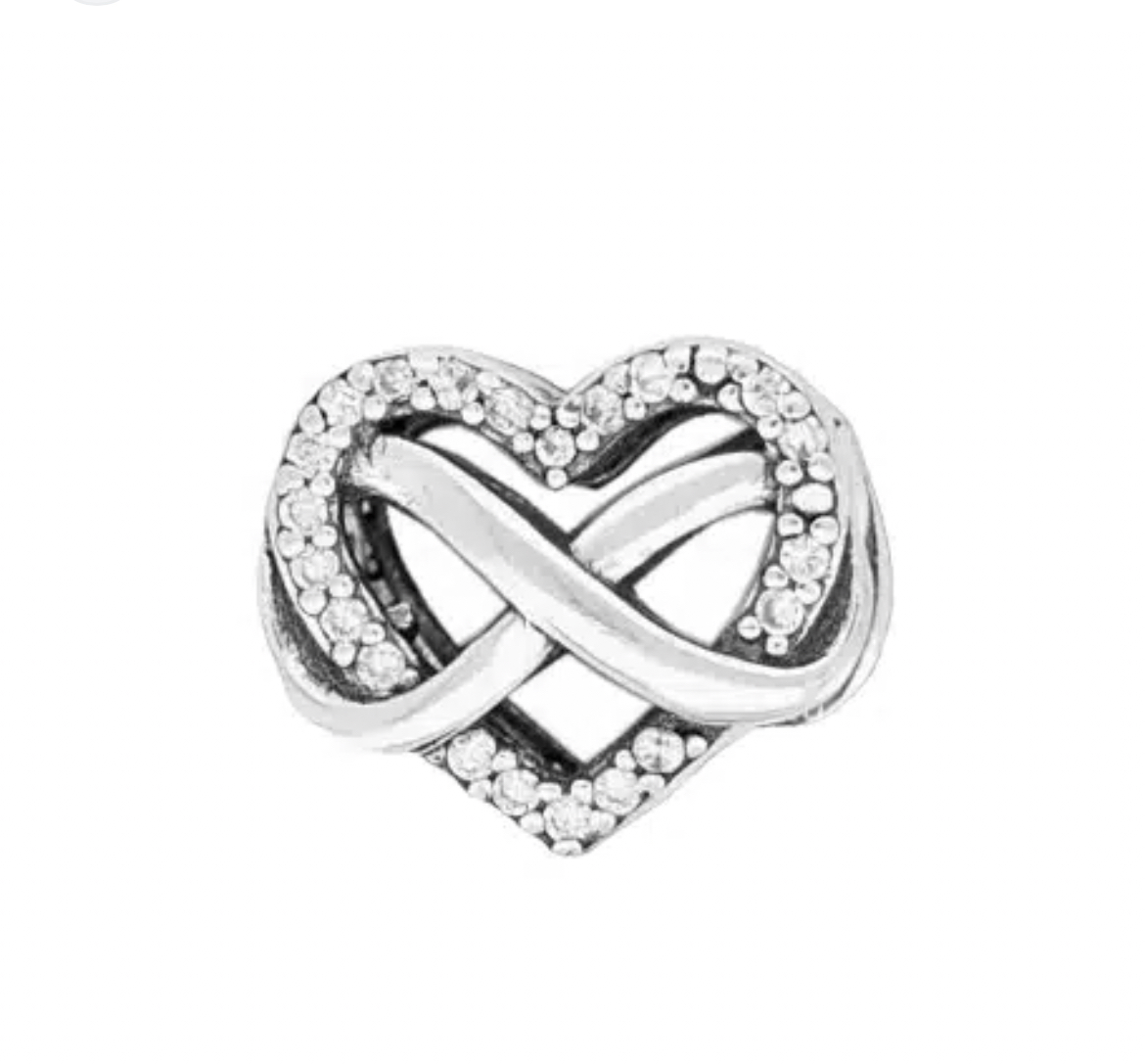 ARETES CORAZON ZIRCONIA INFINITO