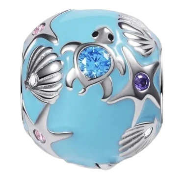 CHARM BOLA MARINA AZUL CIELO