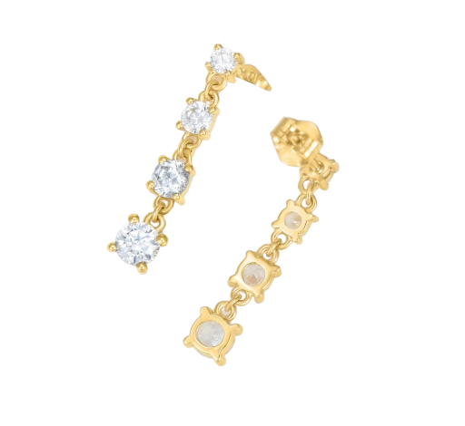 COLGANTE CON PIEDRAS DORADO