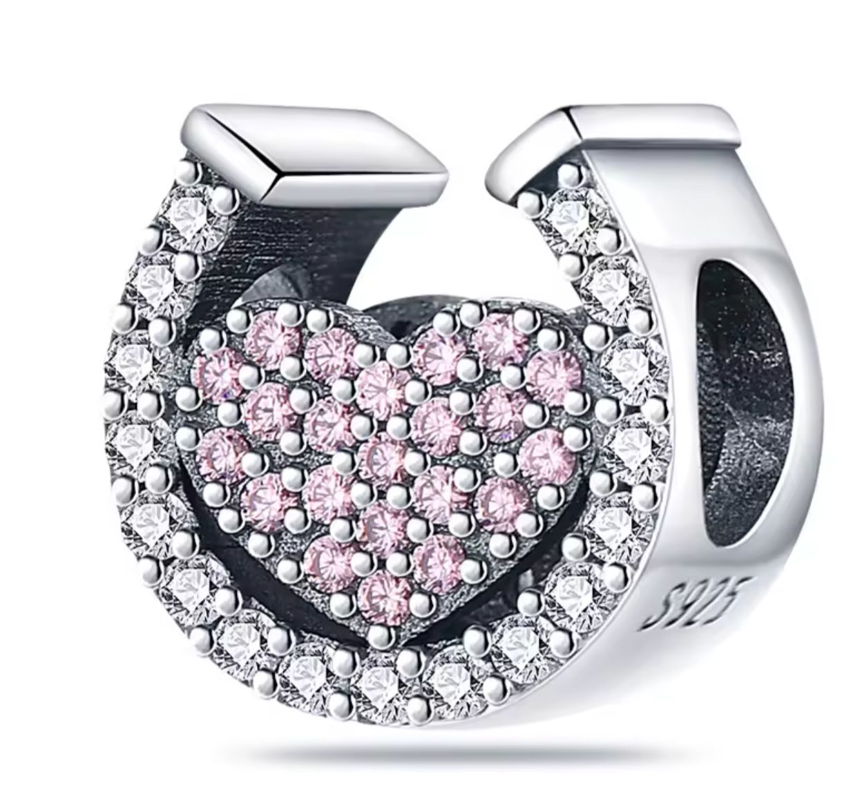 SUERTE HERRADURA C/CORAZON CHARM