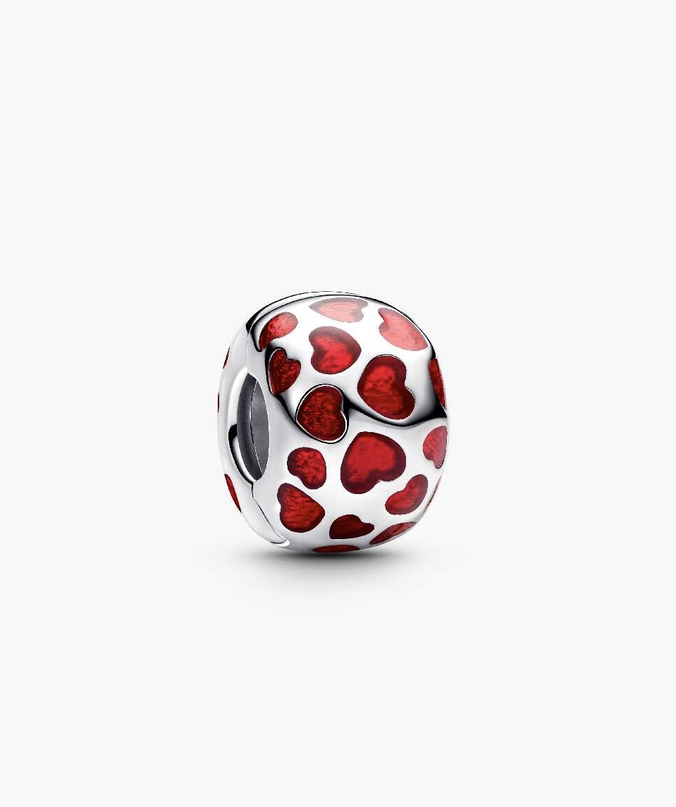 CLIP PEQUEÑO PIEDRAS ROJAS