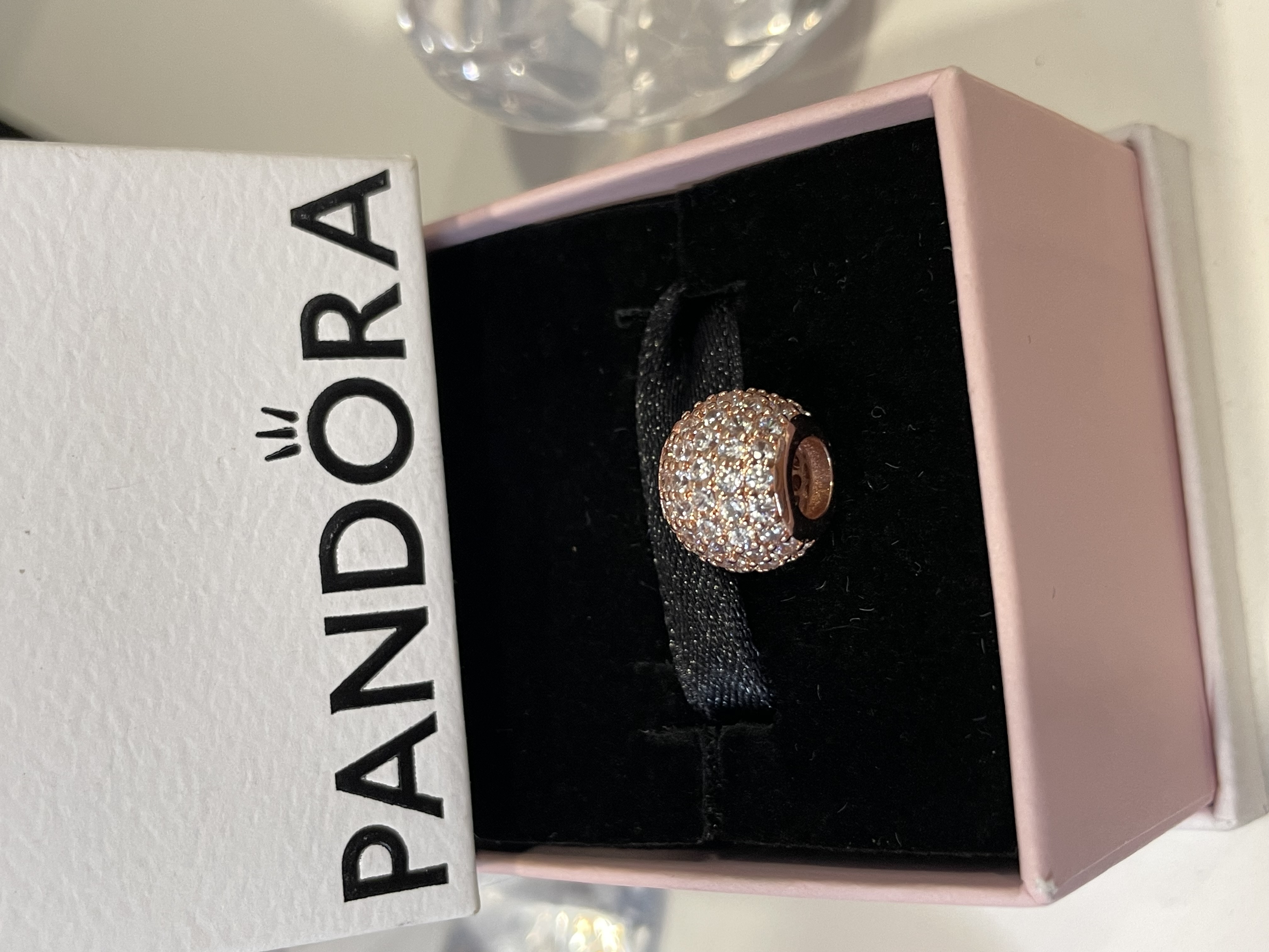 CHARM SEMI BOLA ROSE GOLD
