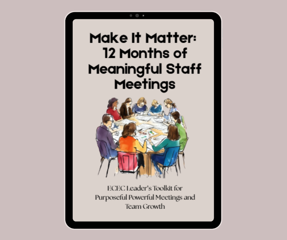 Make it Matter: 12 Months of Meaningful Staff Meetings