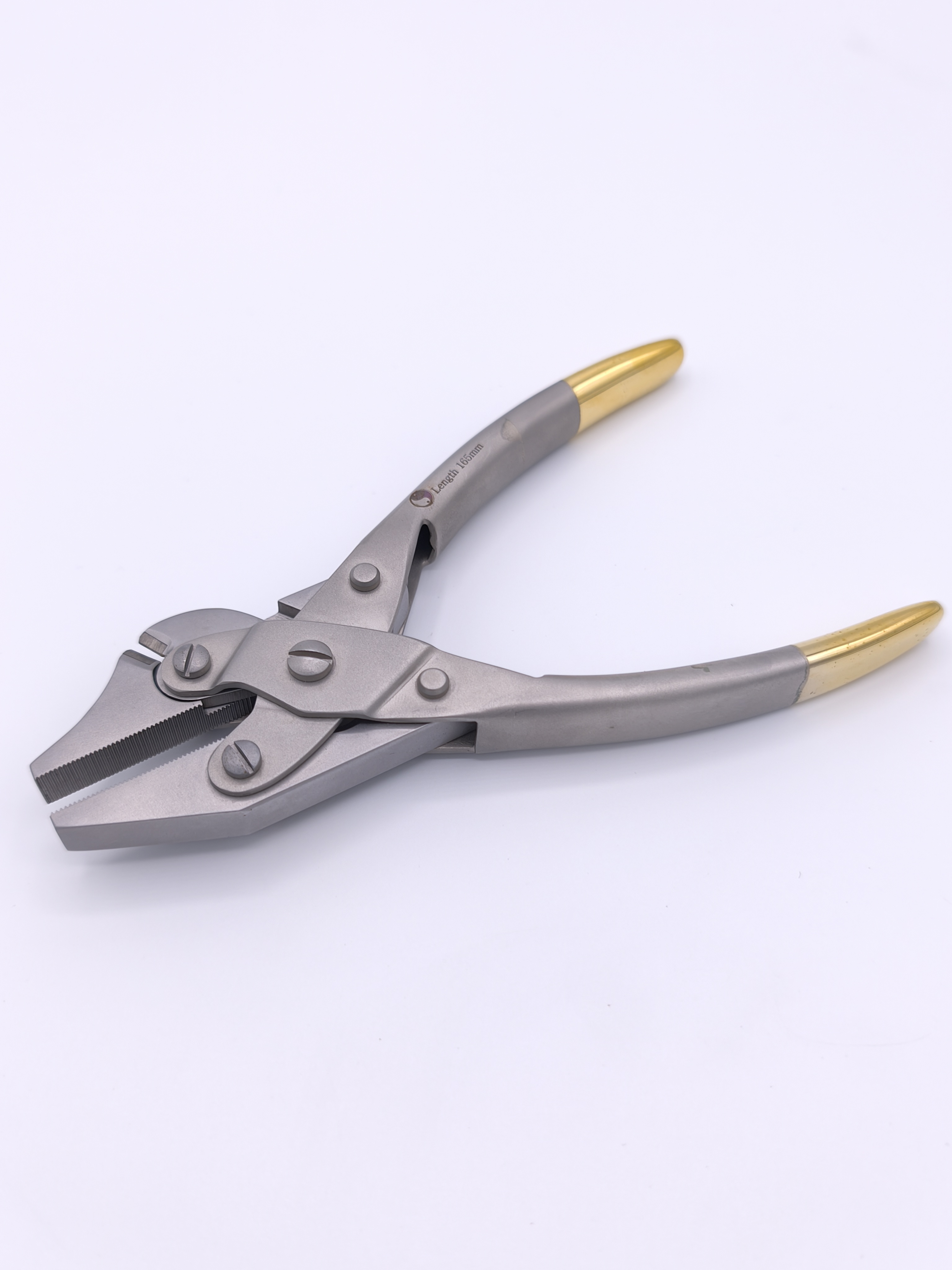 Alicate Inox Pinza De Pico Plano. 165mm.