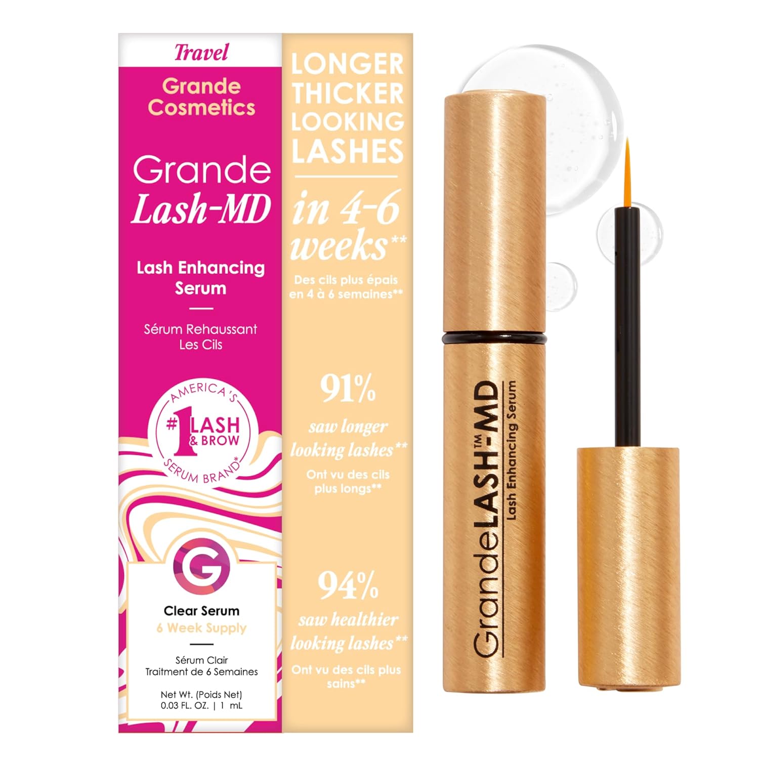 Lash Enhancing Serum - Grande Cosmetics Grande LASH-MD