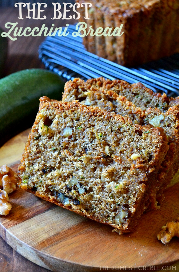 Amish Zuchini Nut bread - Gluten Free