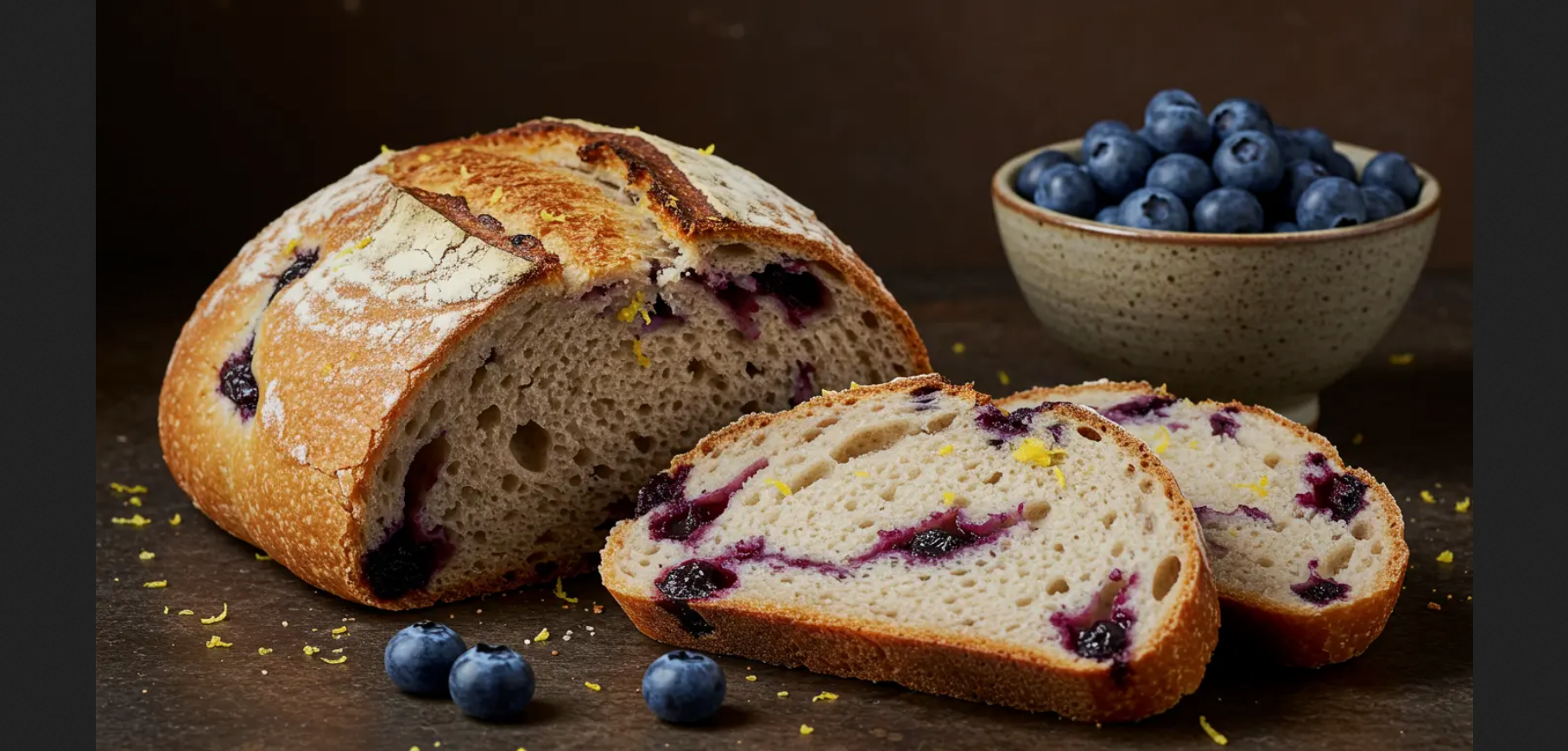 Lemon Blueberry Loaf - Gluten Free