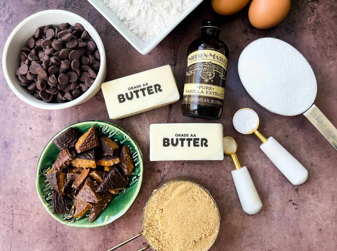 Browned Butter Toffee & Chocolate Chunk Cookies - Gluten Free