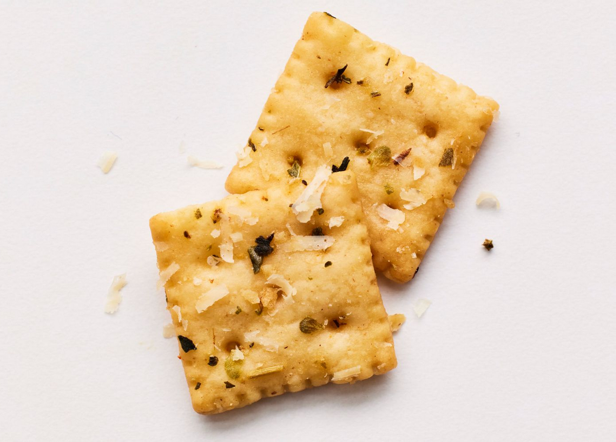 Cheesey Parmesan Herb Mini Crackers - GF/Sourdough 