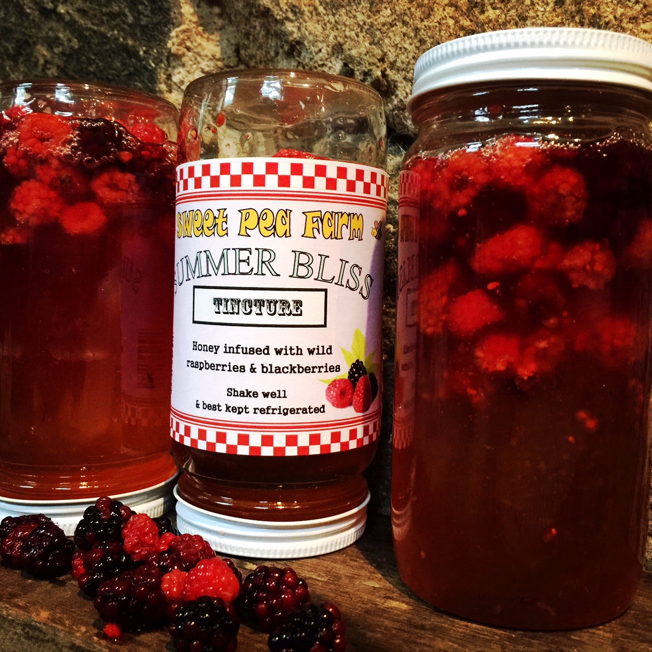 Razzberry infused Honey