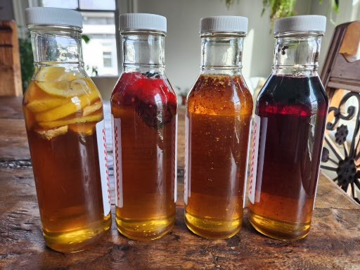 Razzberry infused Honey