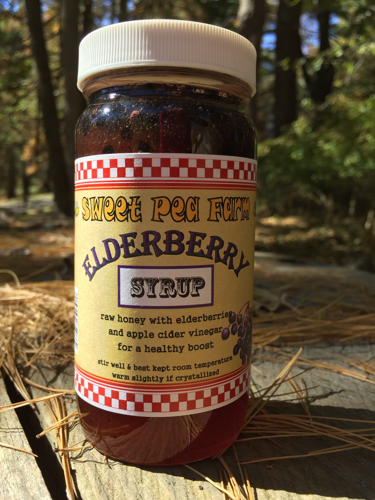 Elderberry Infused Honey