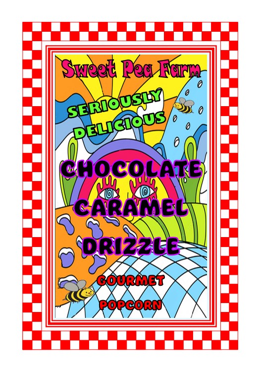 Chocolate Caramel Drizzle Gourmet Popcorn