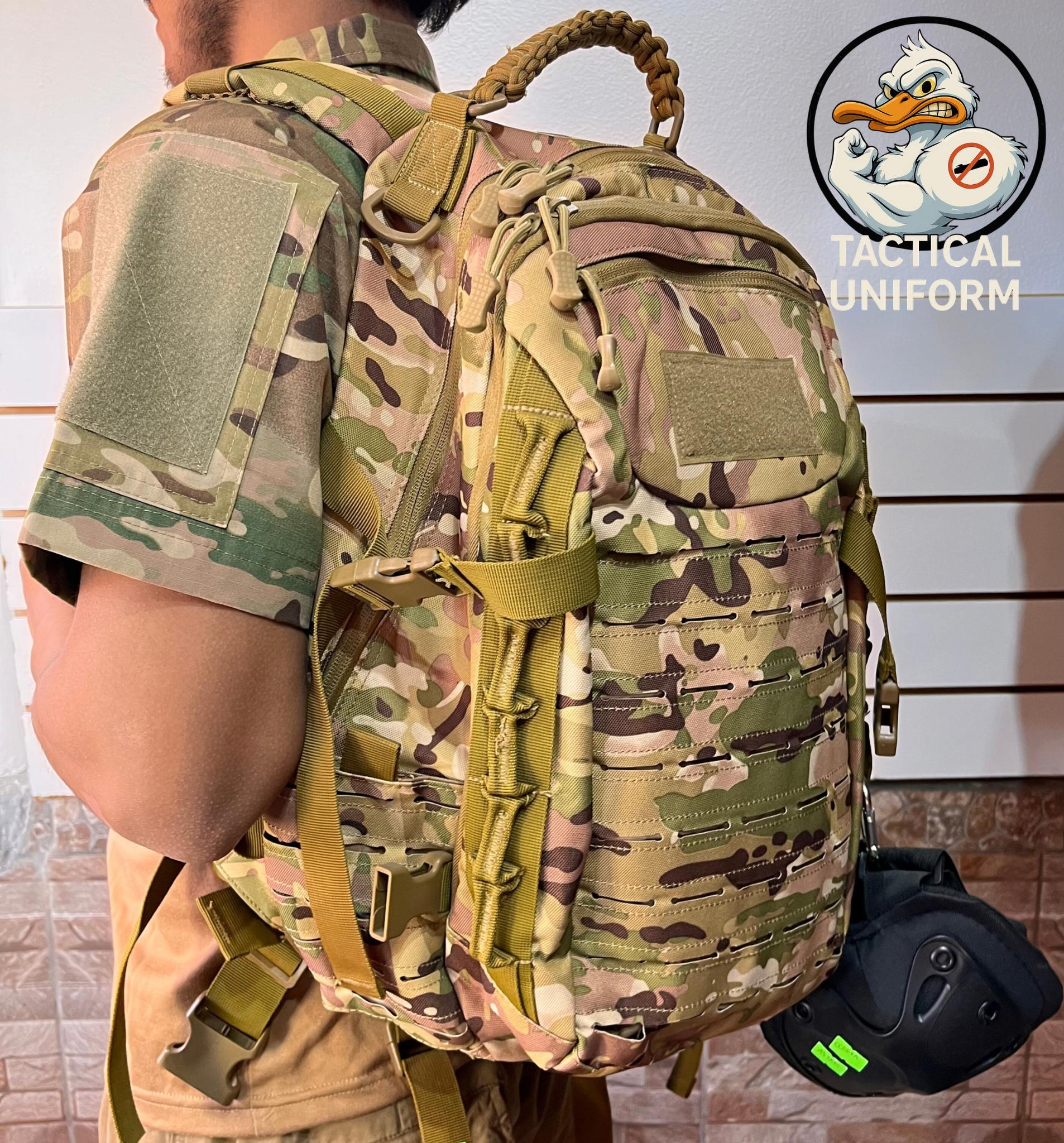 Mochila dragón camuflado 