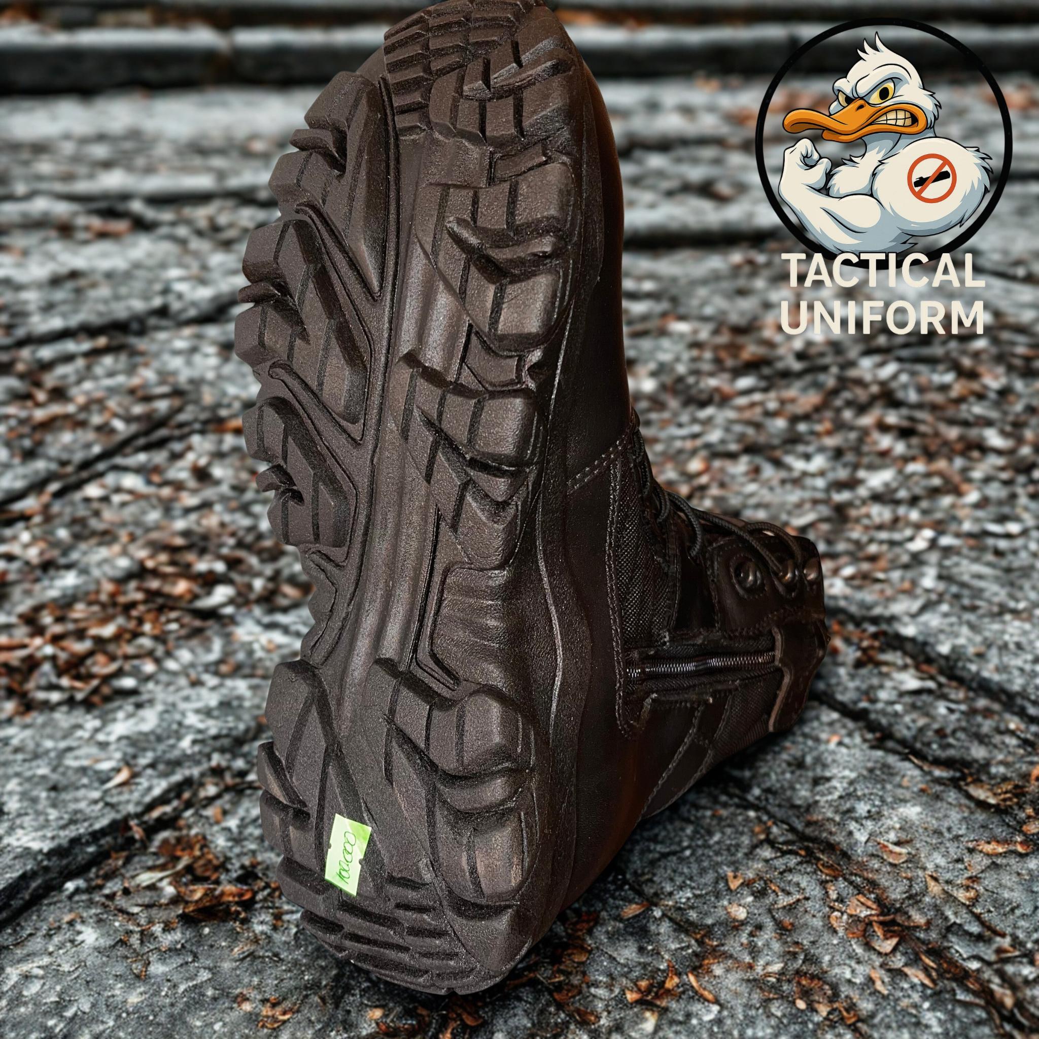 Bota ARMY confeccionado en cuero y cordura premium 