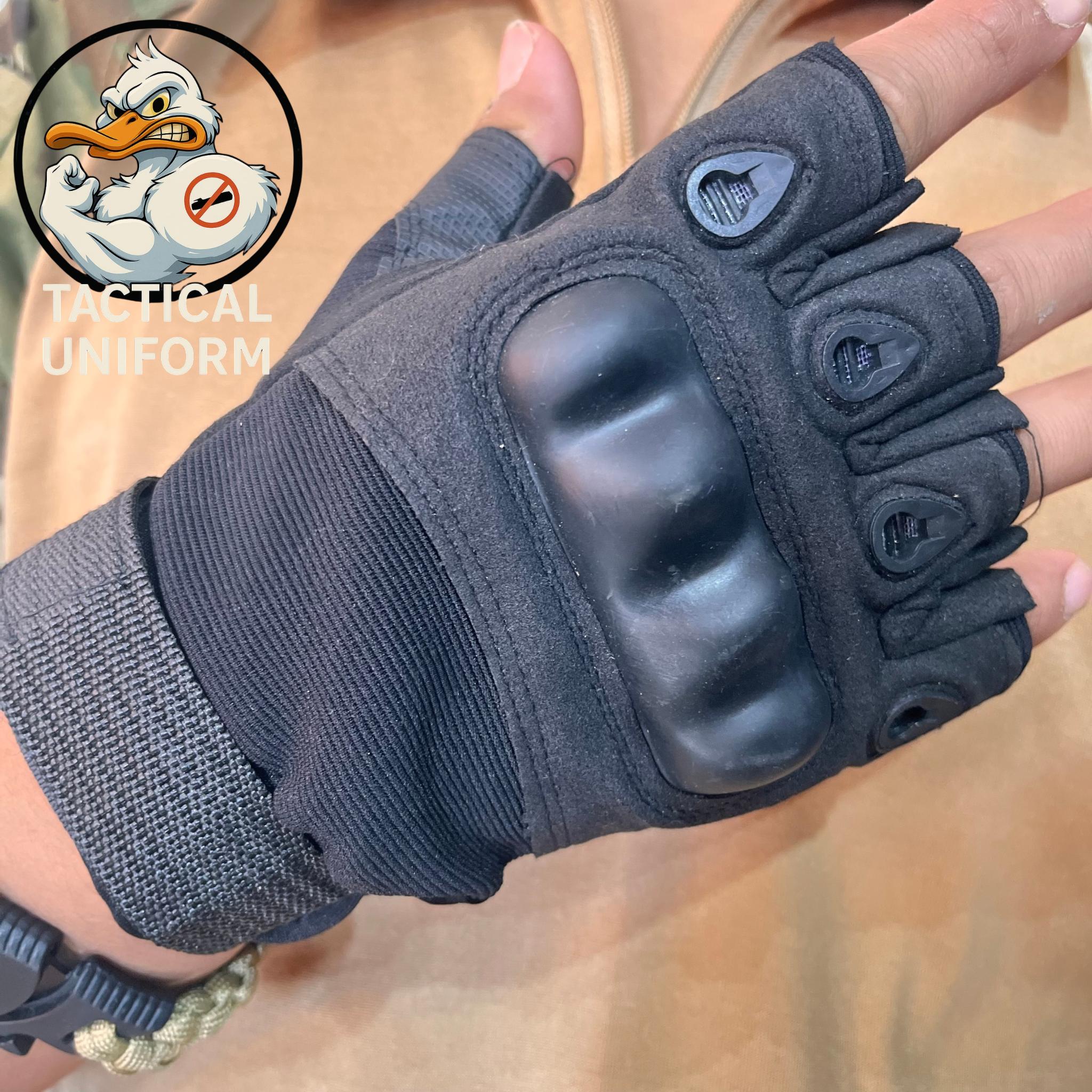 Guantes táctico dedos corto