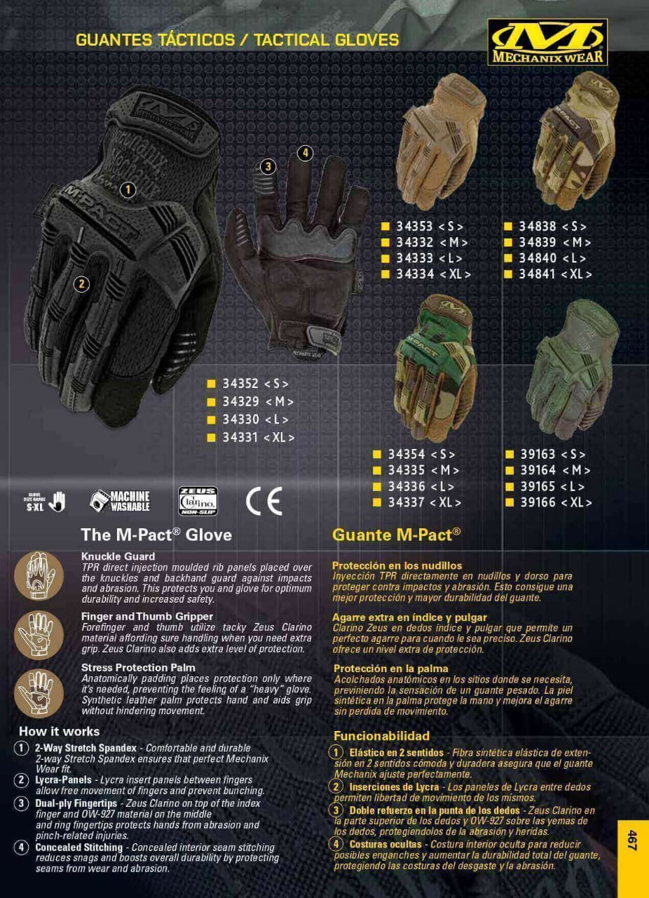 Guantes táctico MECHANIX WEAR
