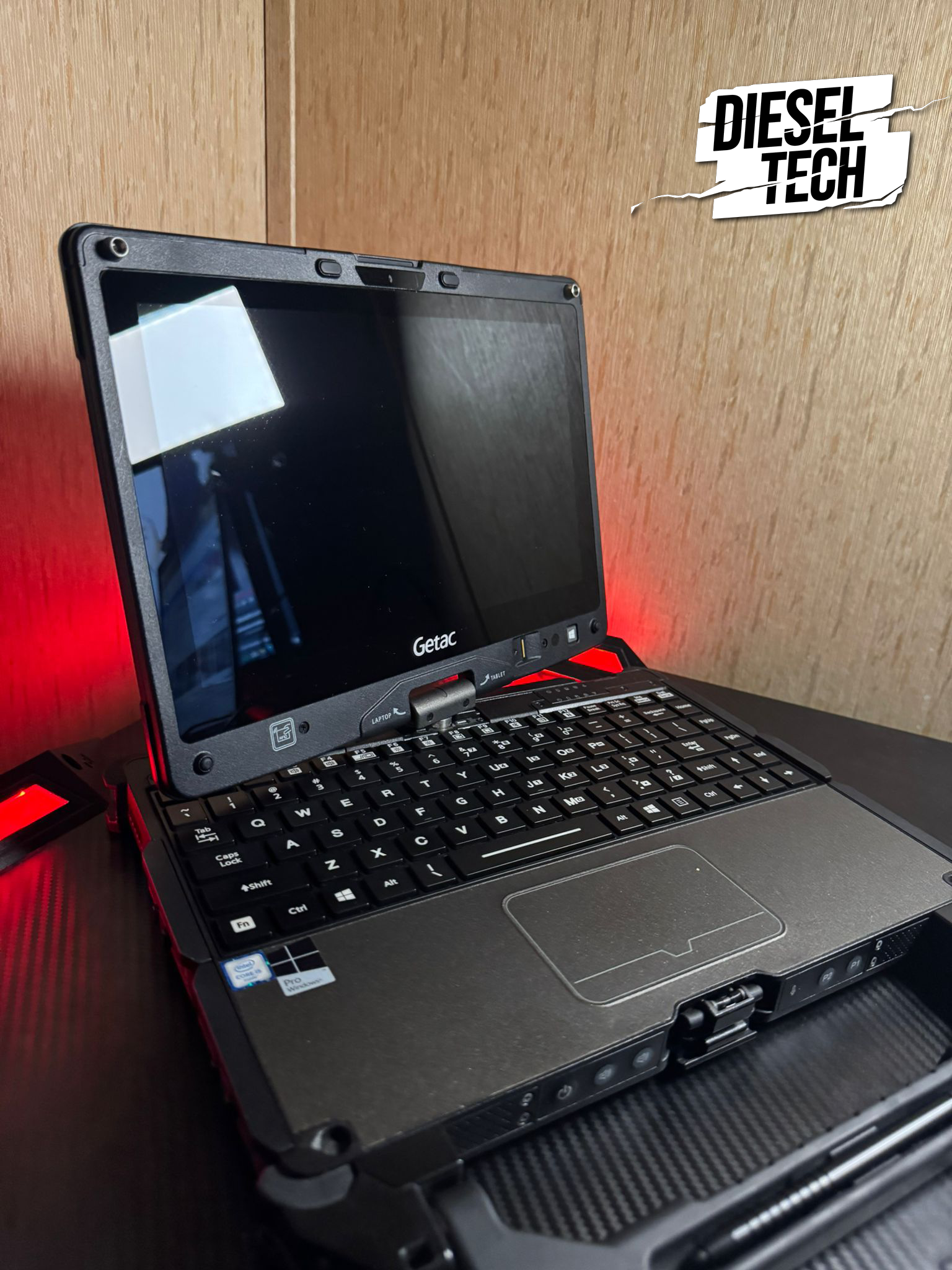 Getac Rugged Laptop 16gb ram On road