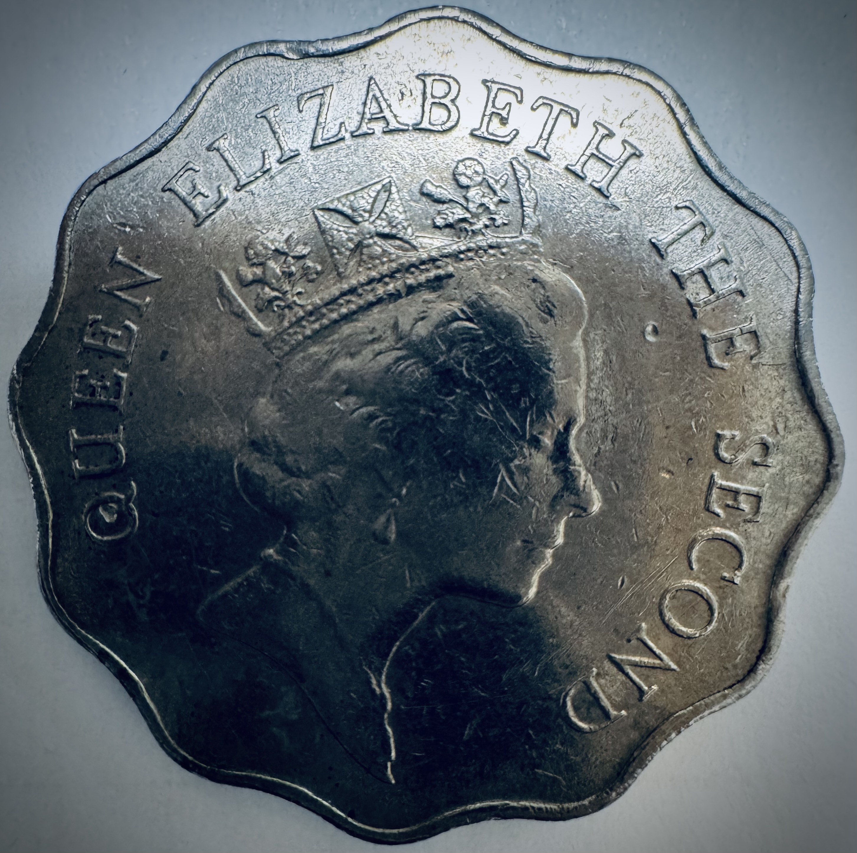 1987 HONG KONG TWO DOLLARS QUEEN ELIZABETH II