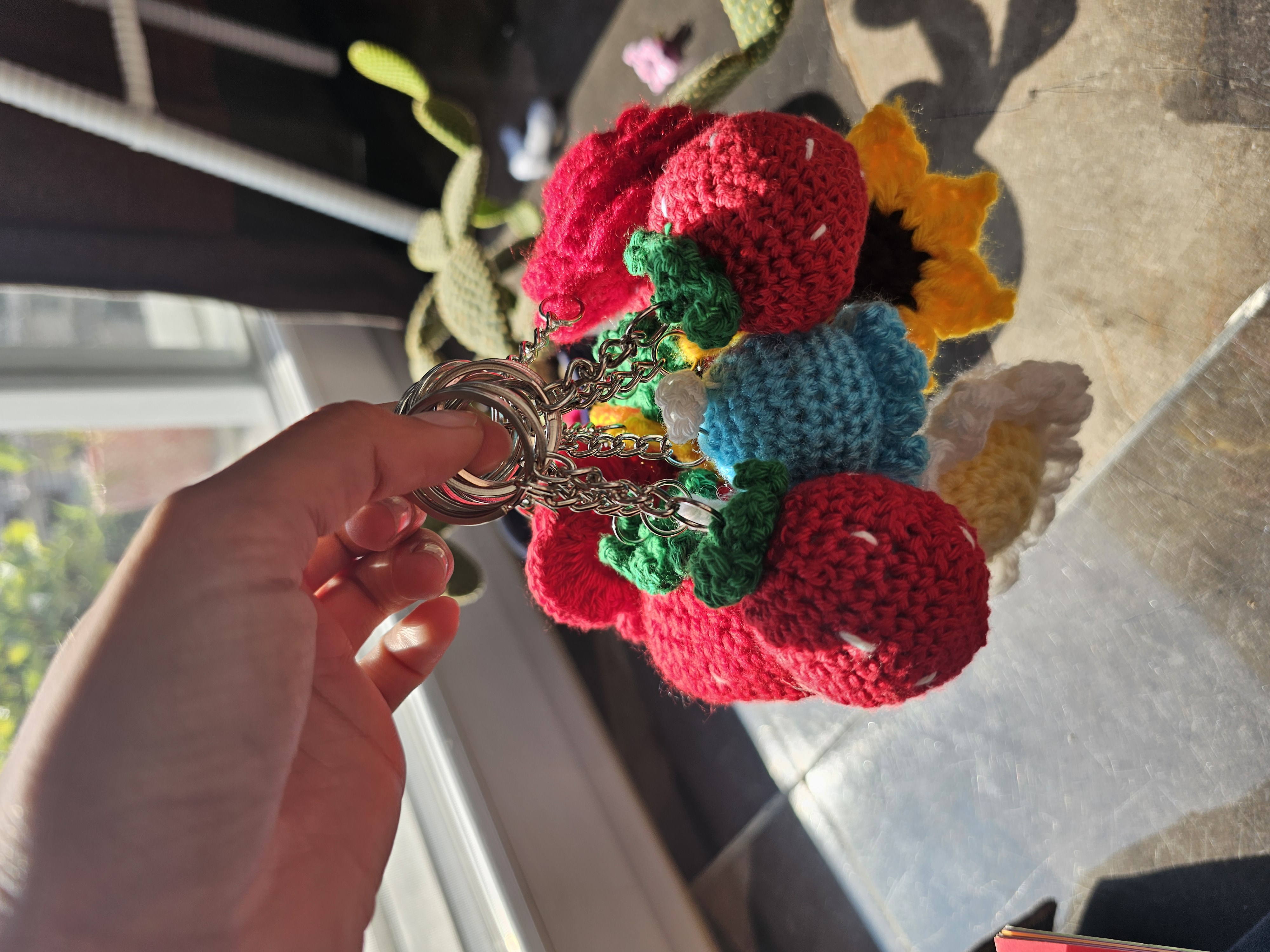 Handmade Crochet Keychain