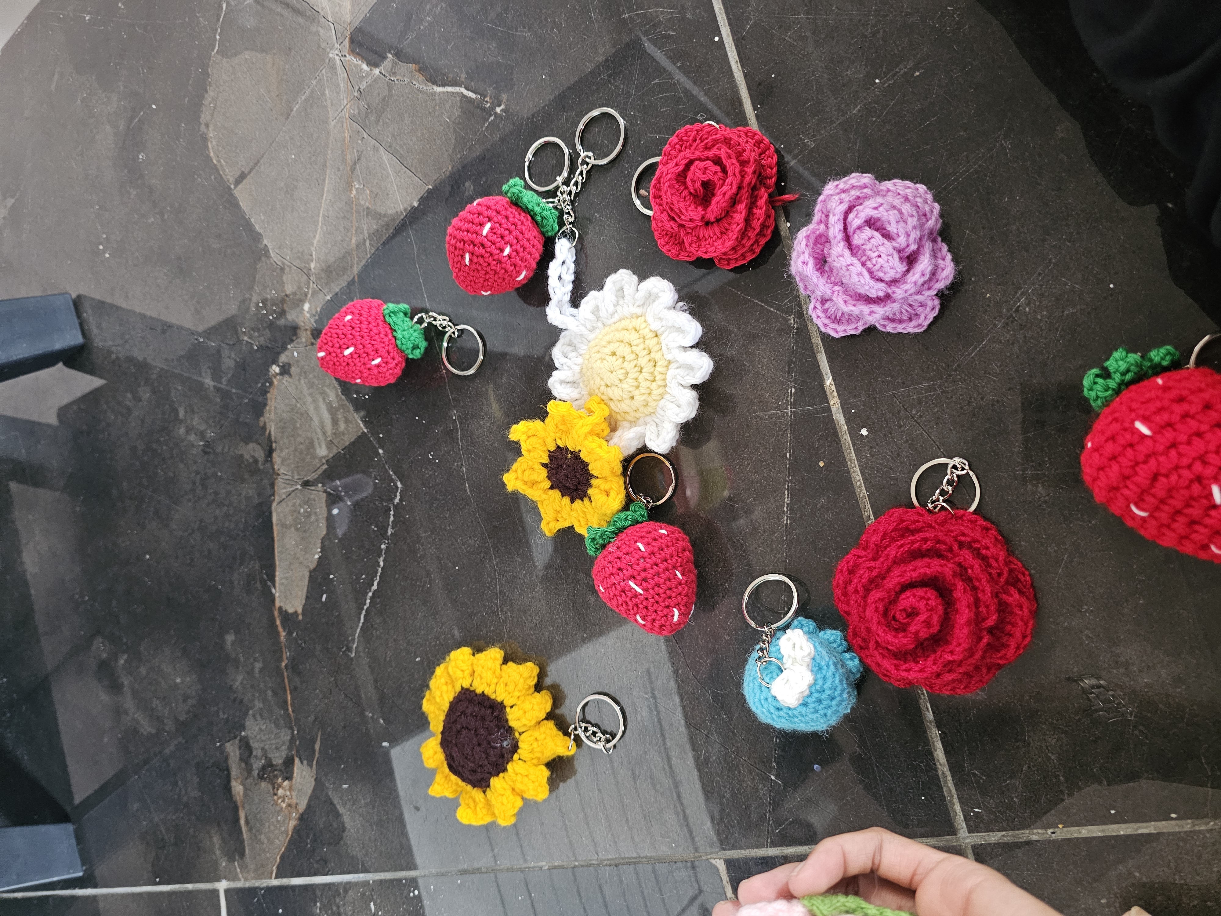 Handmade Crochet Keychain