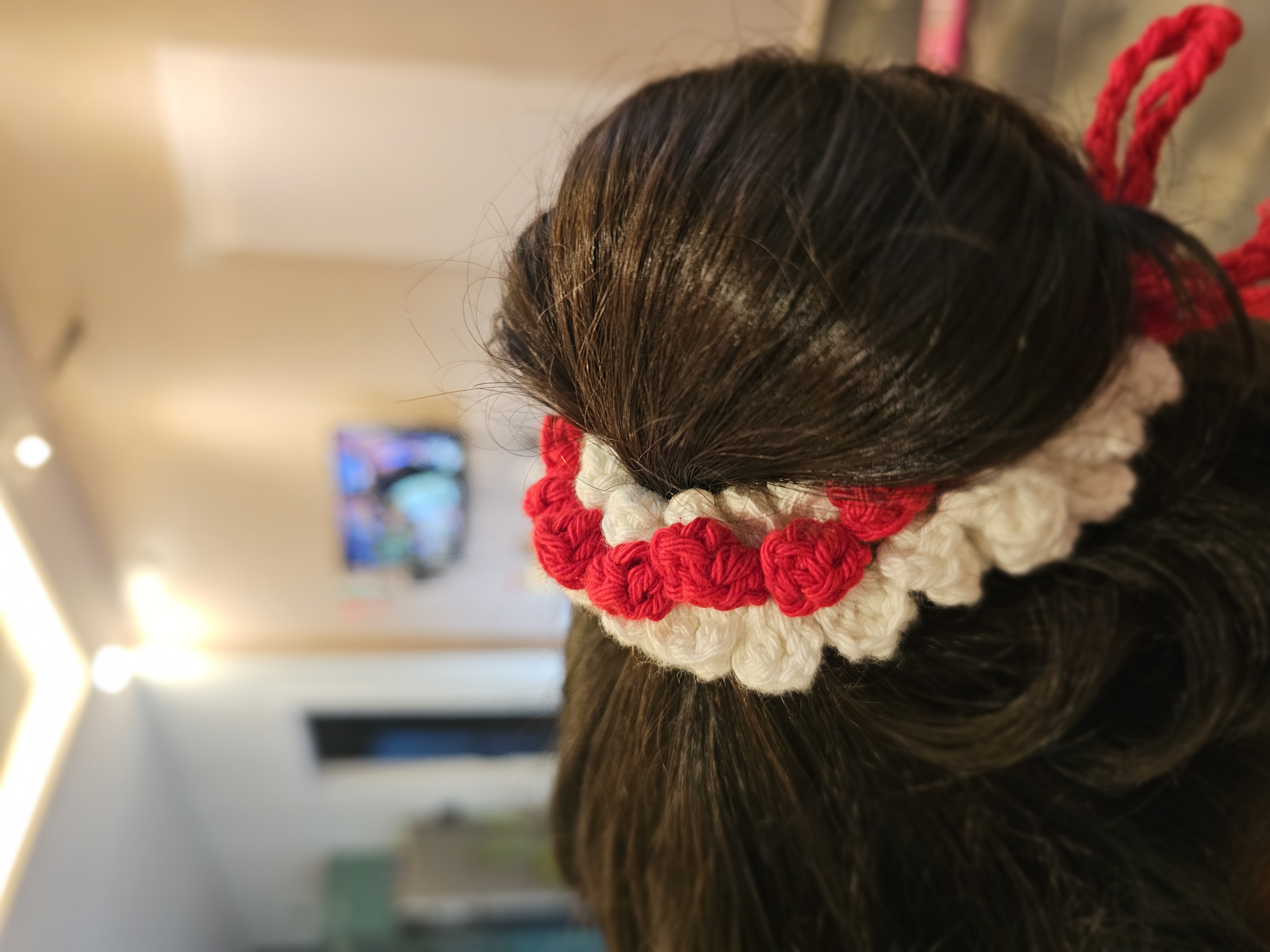 Handmade Crochet Hair Gajra