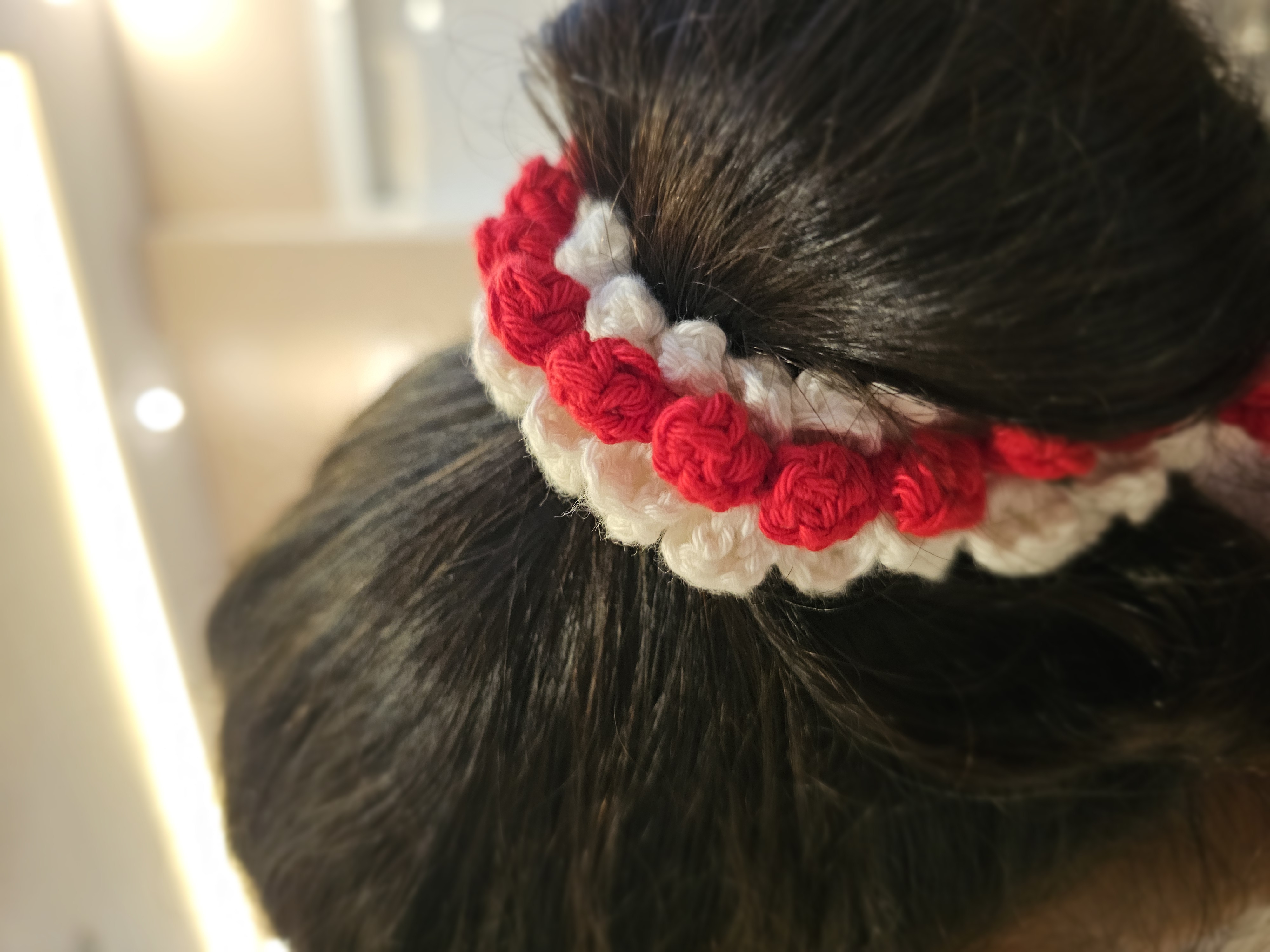 Handmade Crochet Hair Gajra