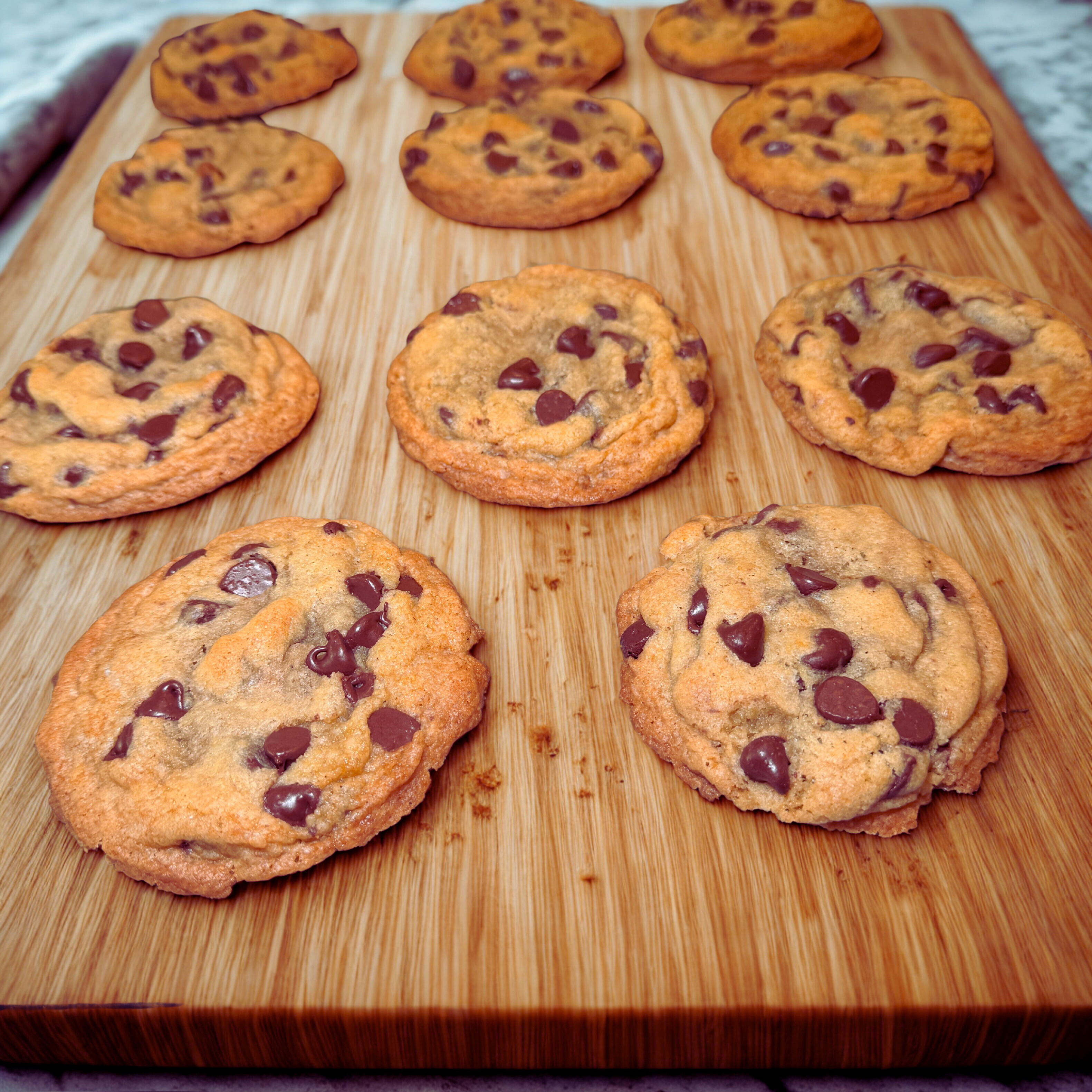 Chip Happens- A brown butter cookie loaded with rich chocolate chips for the perfect classic indulgence. 🍪✨