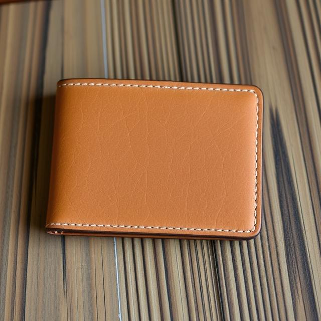 Vintage Portfel w Kolorze Tan