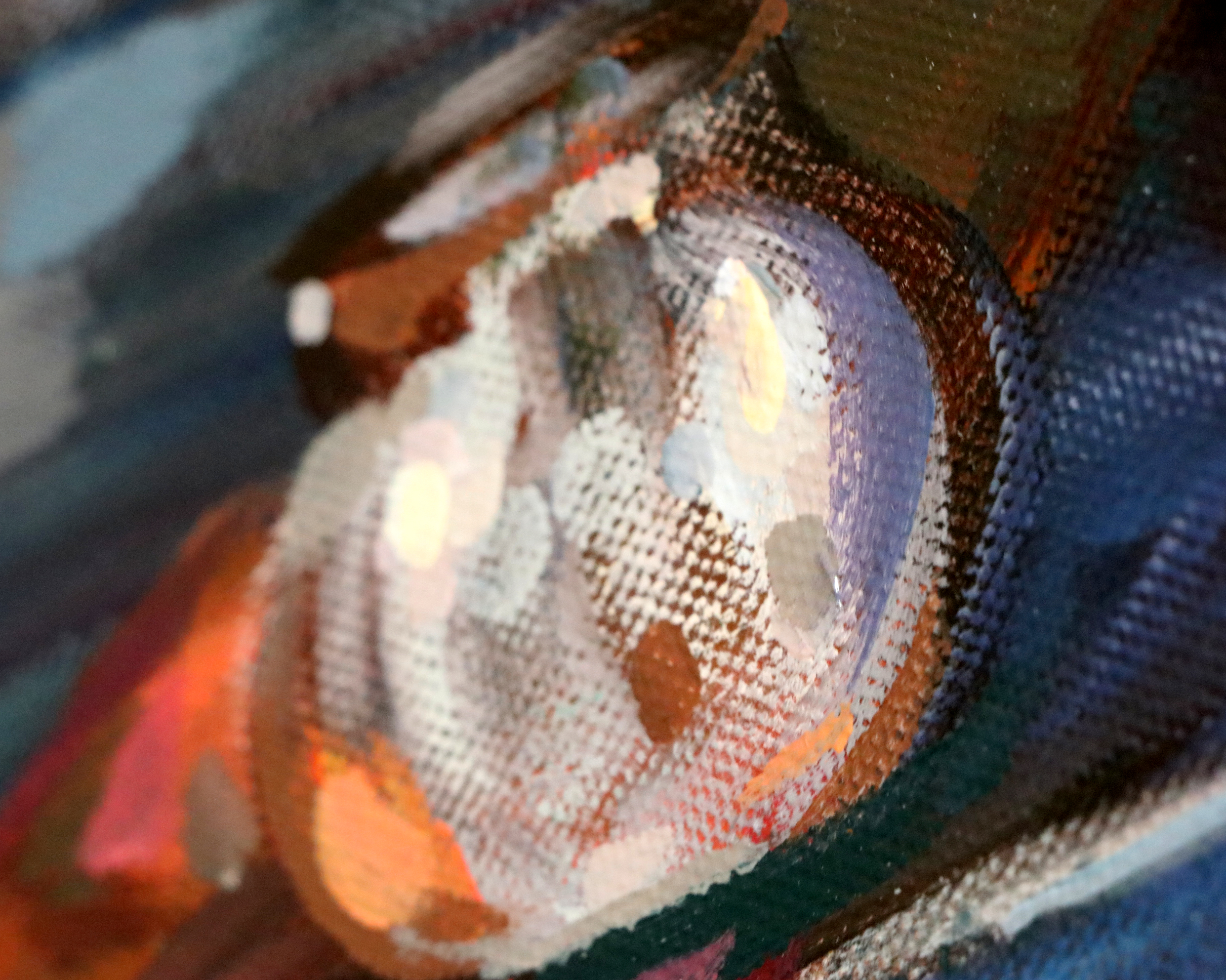 Obraz martwa natura z lampą i króliczkiem