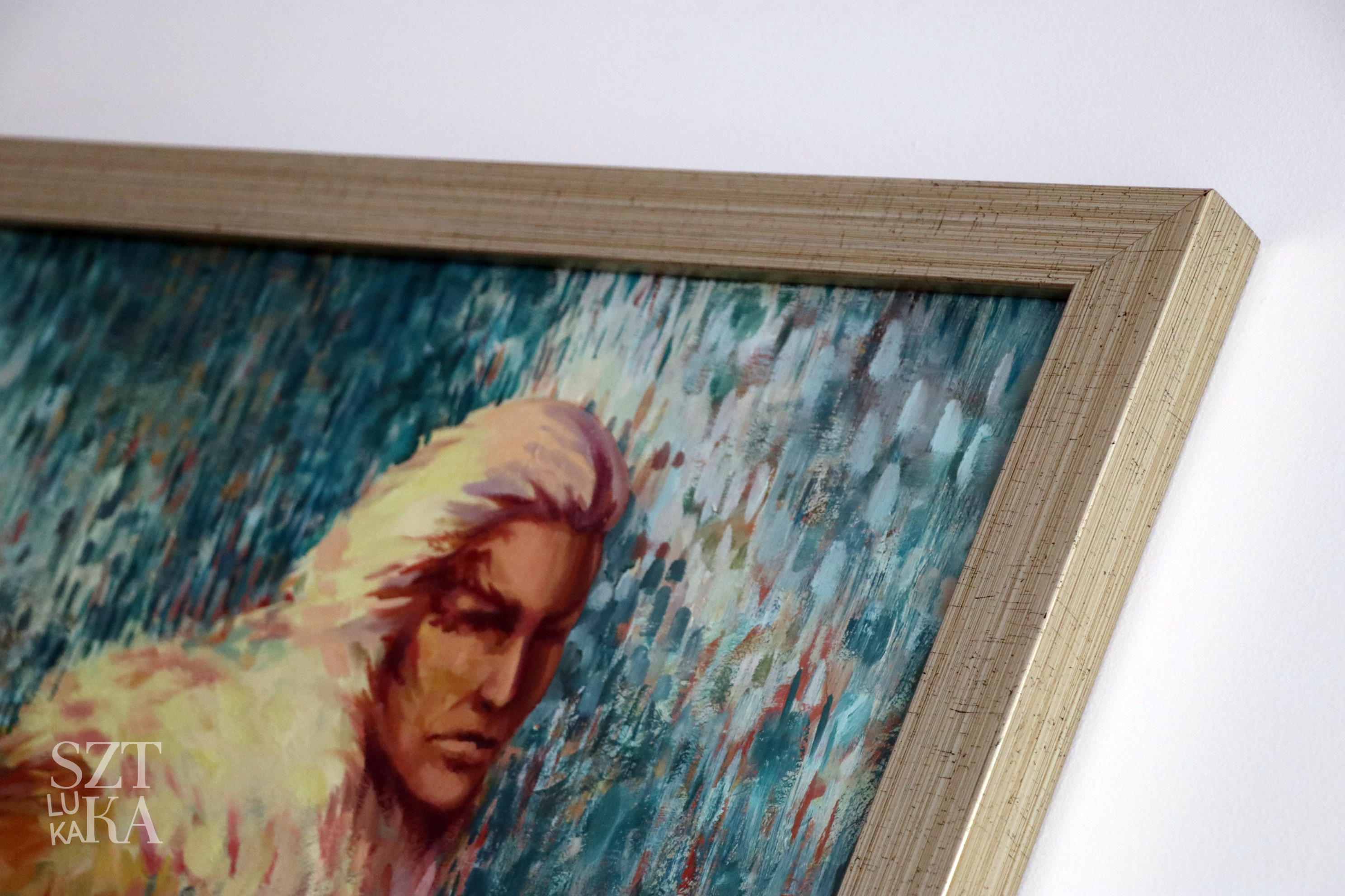 Obraz olejny "Harpia przyczajona"