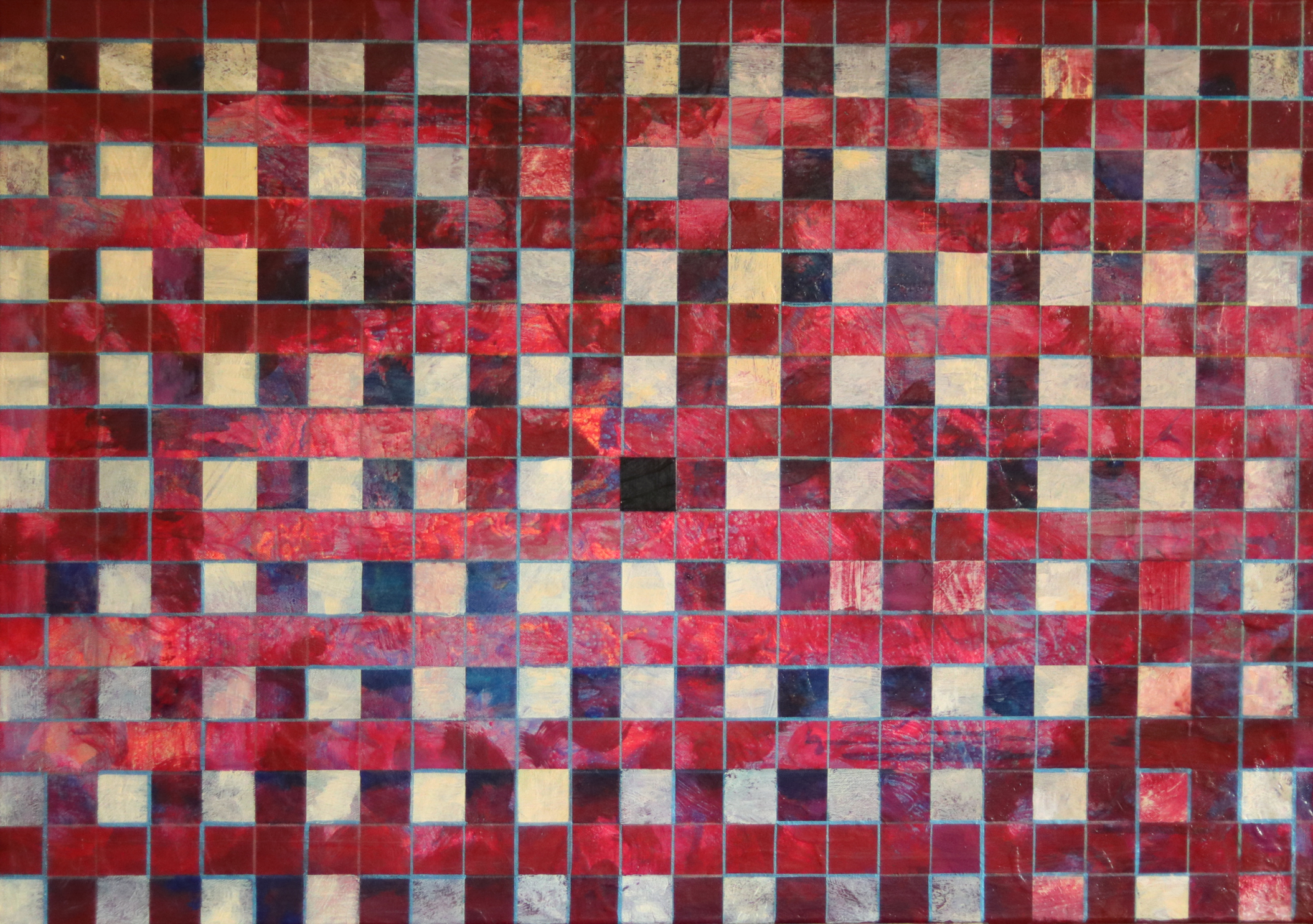 Obraz w stylu mozaiki "Martwy piksel"