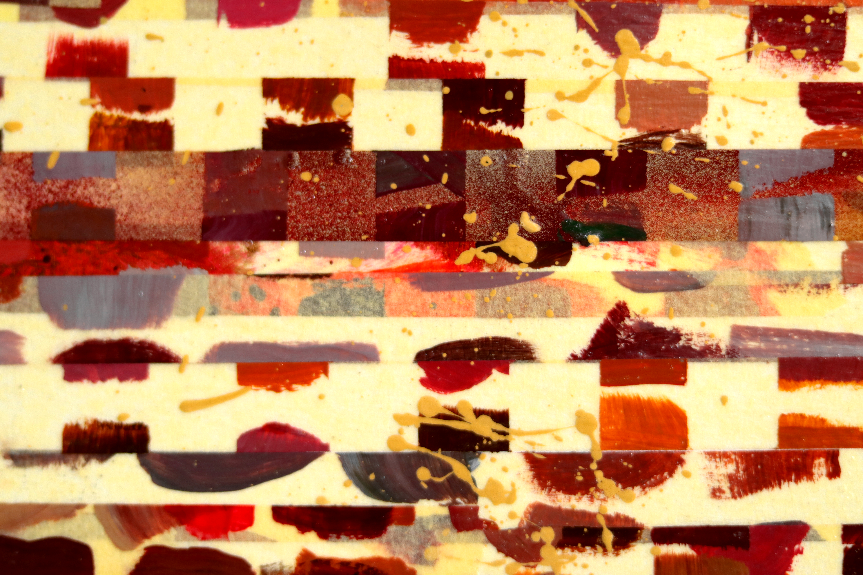 Abstrakcyjne dzieło sztuki "Elbląg Boogie Woogie"