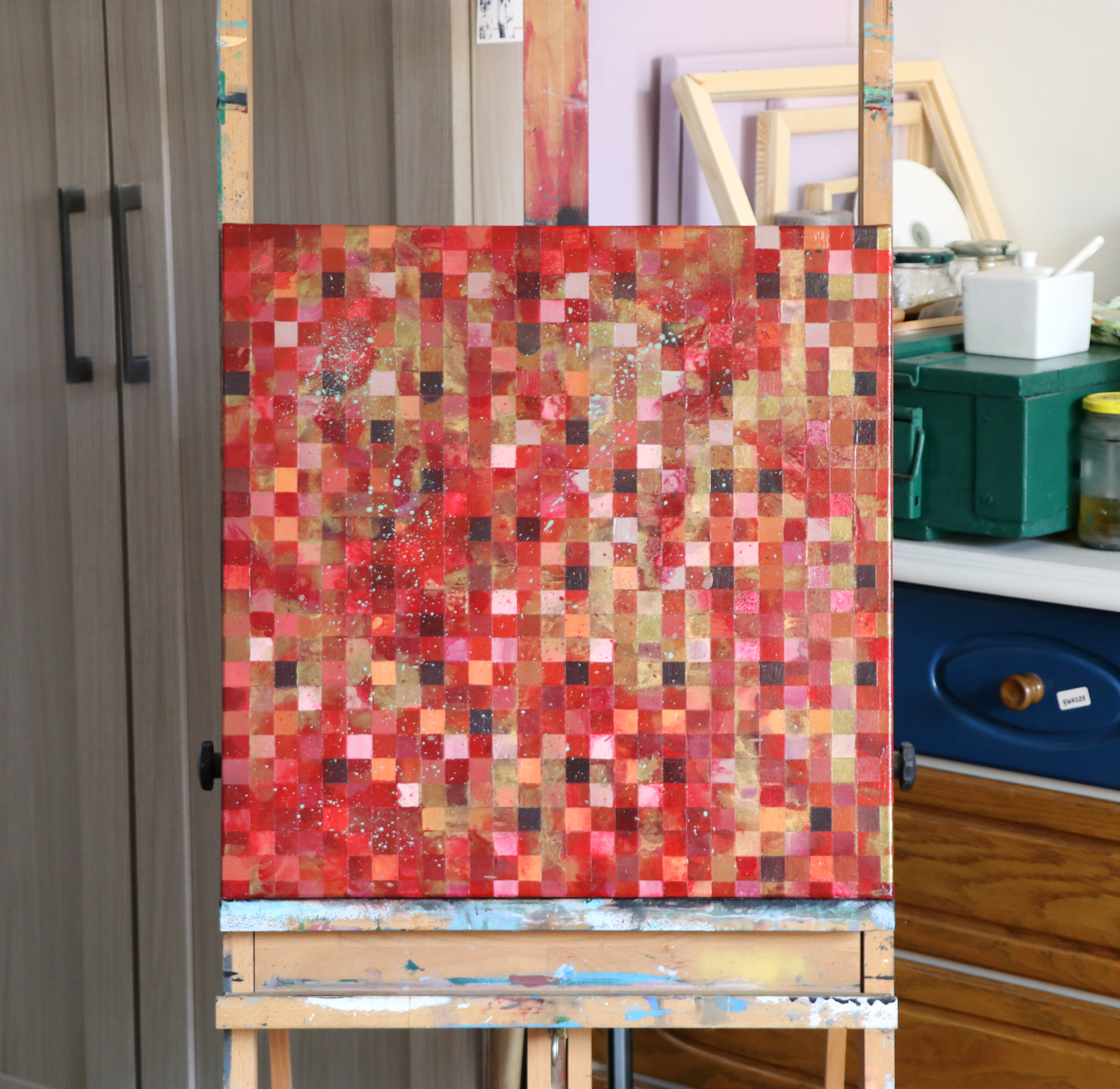 Abstrakcyjny obraz mozaikowy "Margarita"