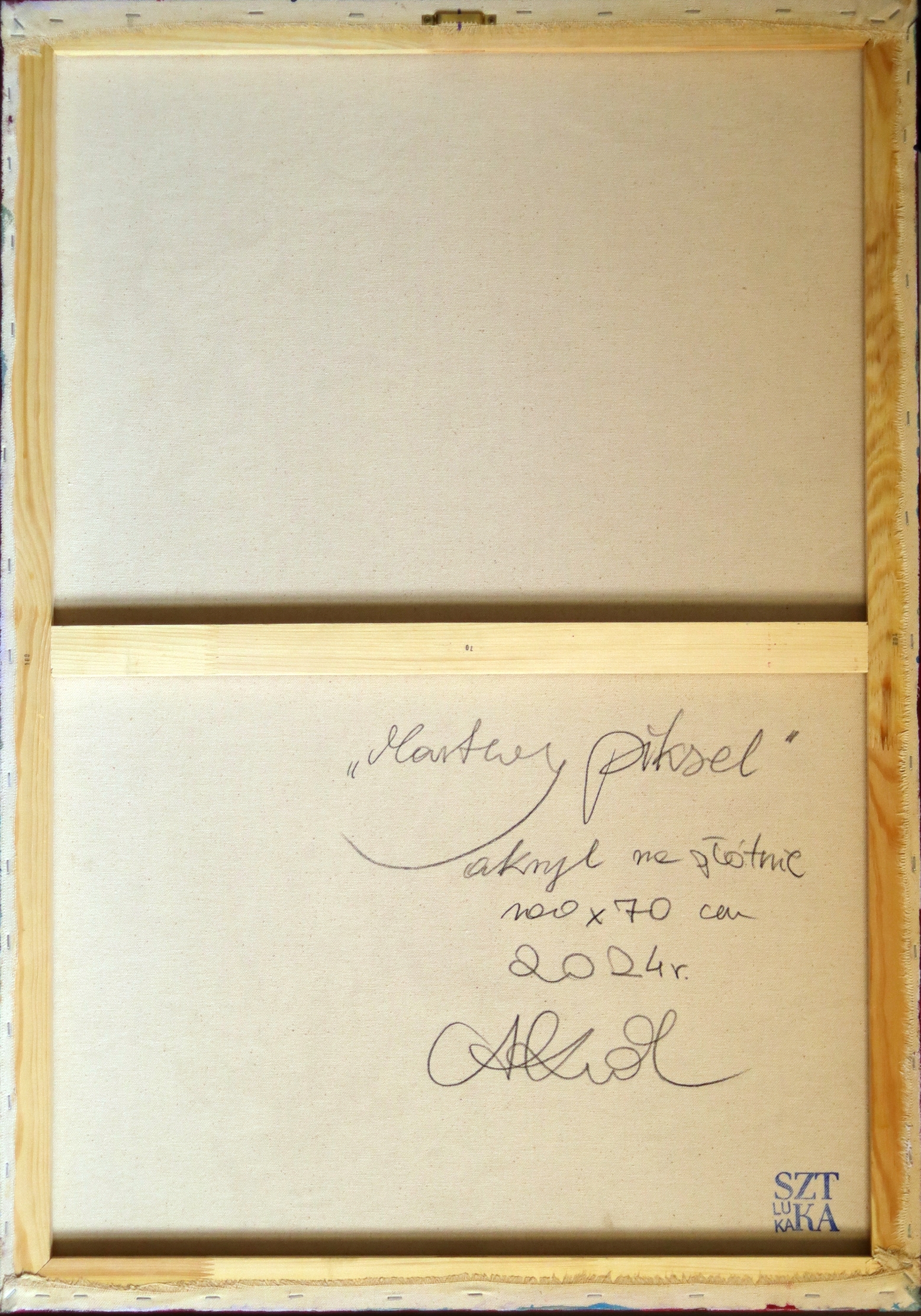 Obraz w stylu mozaiki "Martwy piksel"