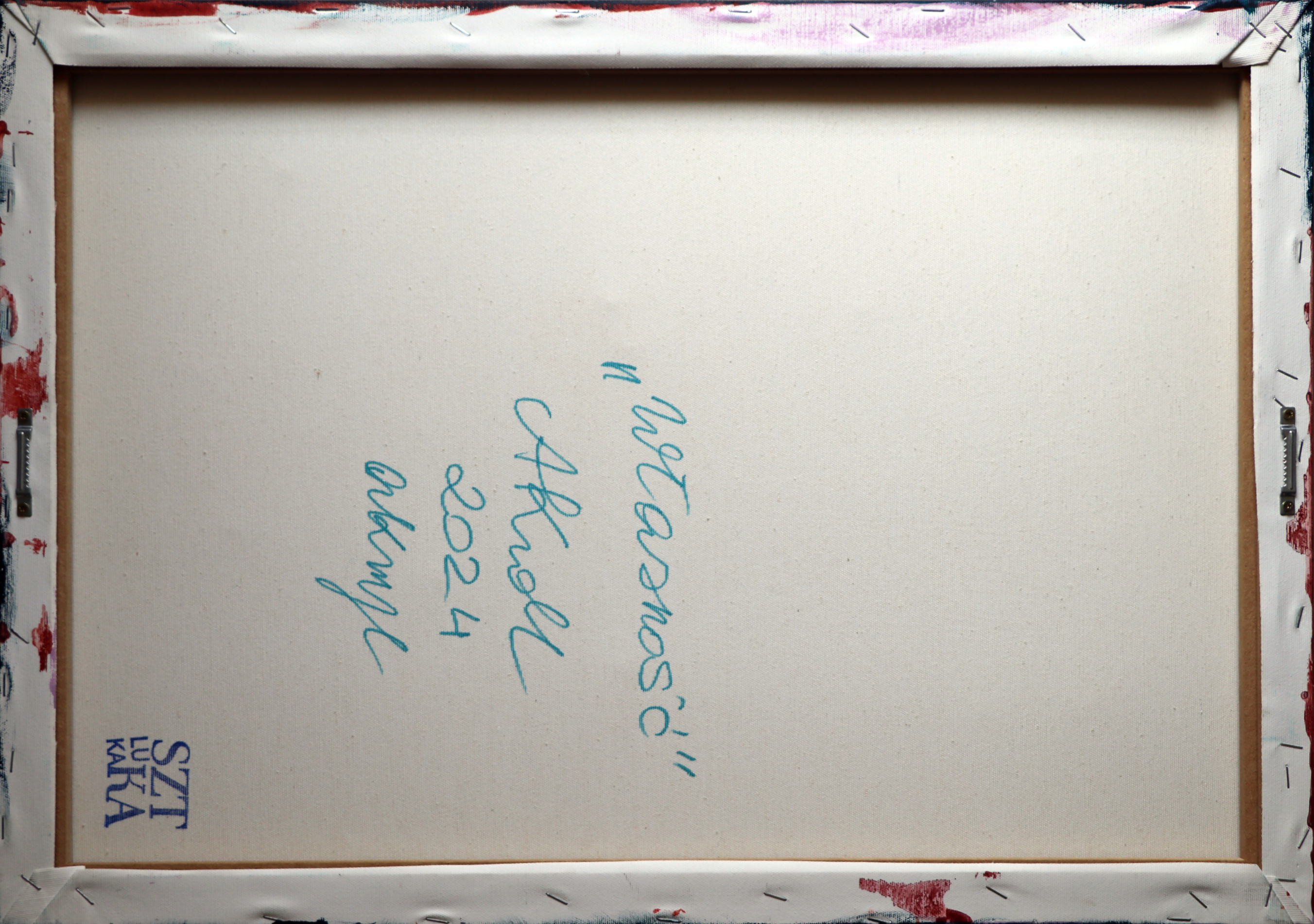 Abstrakcyjne malarstwo na płótnie "Własność"