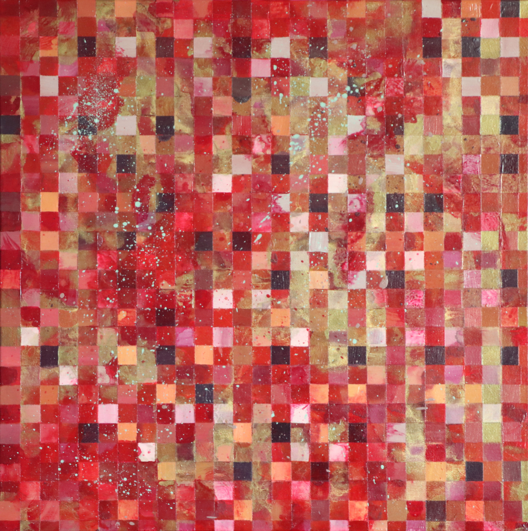 Abstrakcyjny obraz mozaikowy "Margarita"