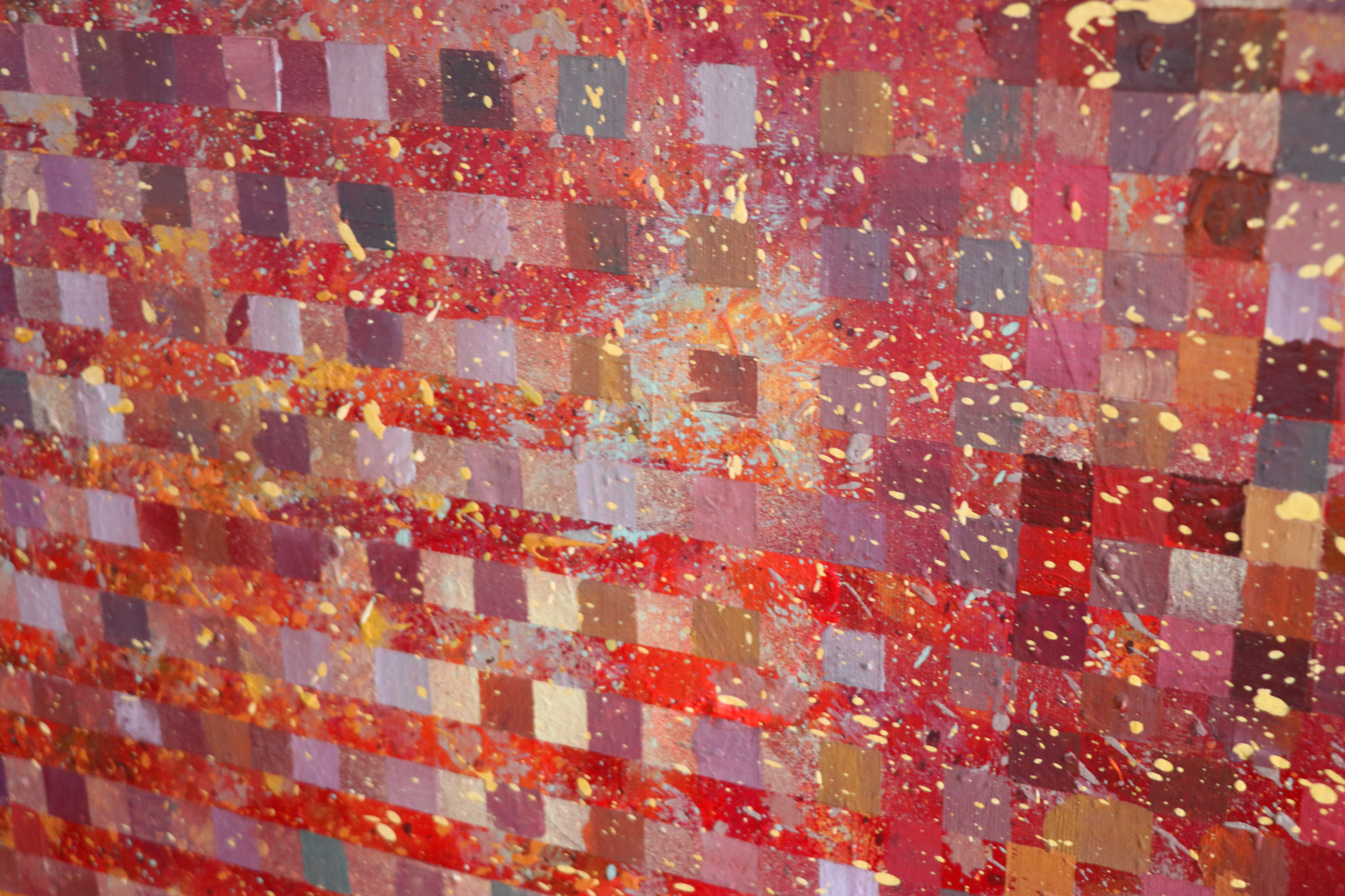 Abstrakcyjne dzieło sztuki "Zatracenie"