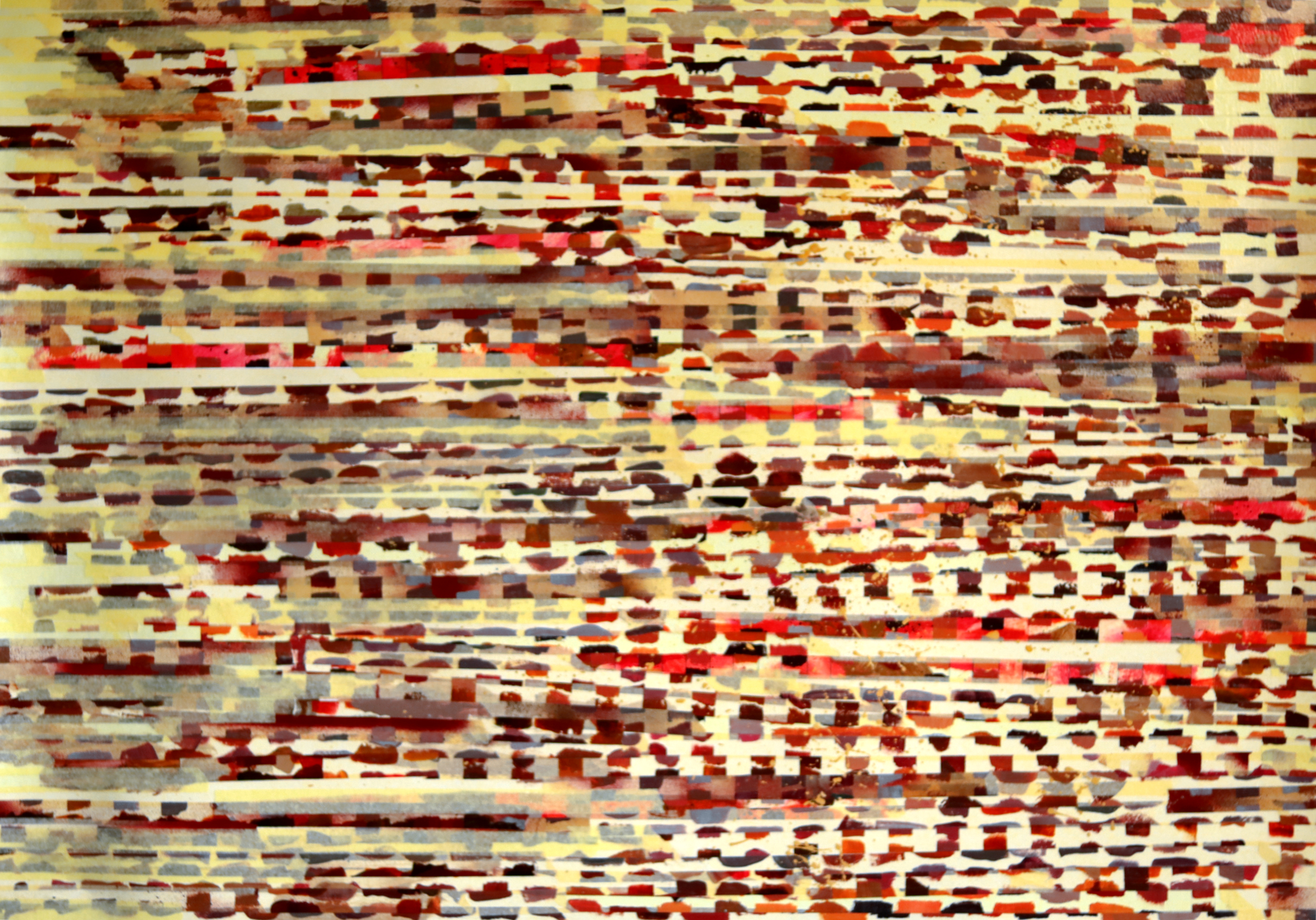 Abstrakcyjne dzieło sztuki "Elbląg Boogie Woogie"