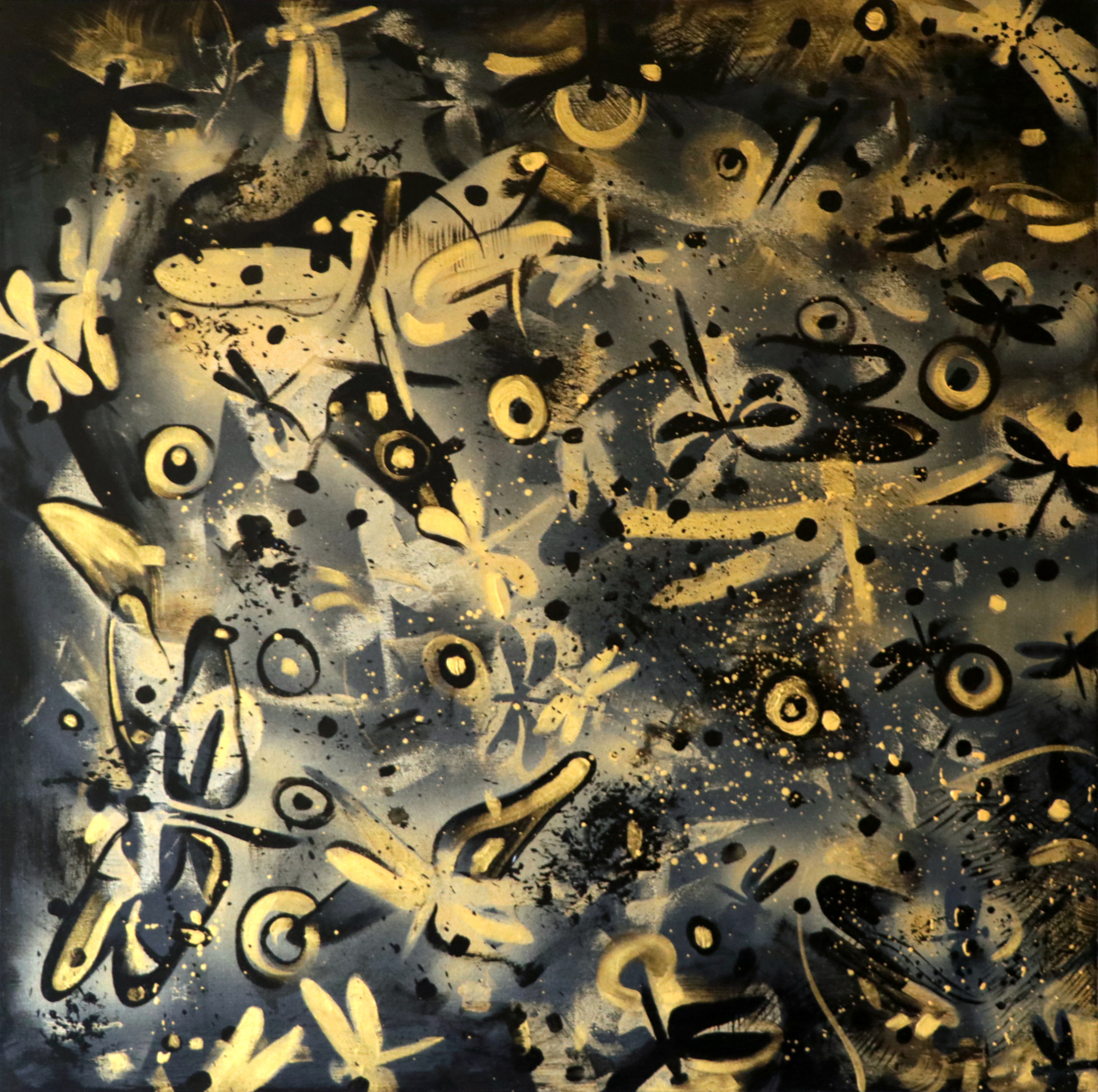 Nowoczesny obraz akrylowy "Przekleństwo niewinności: Chaos"