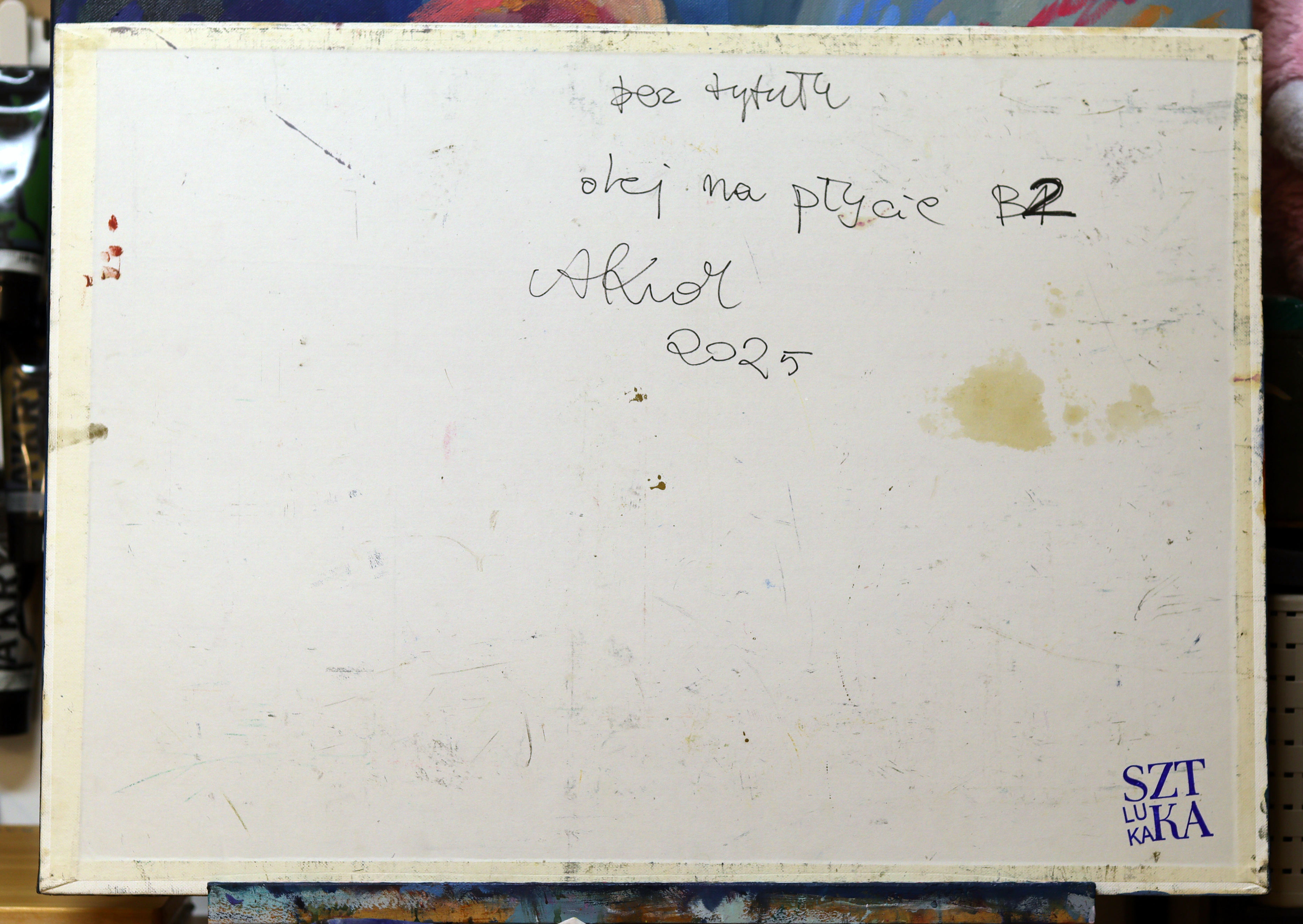 Ekspresyjny obraz olejny