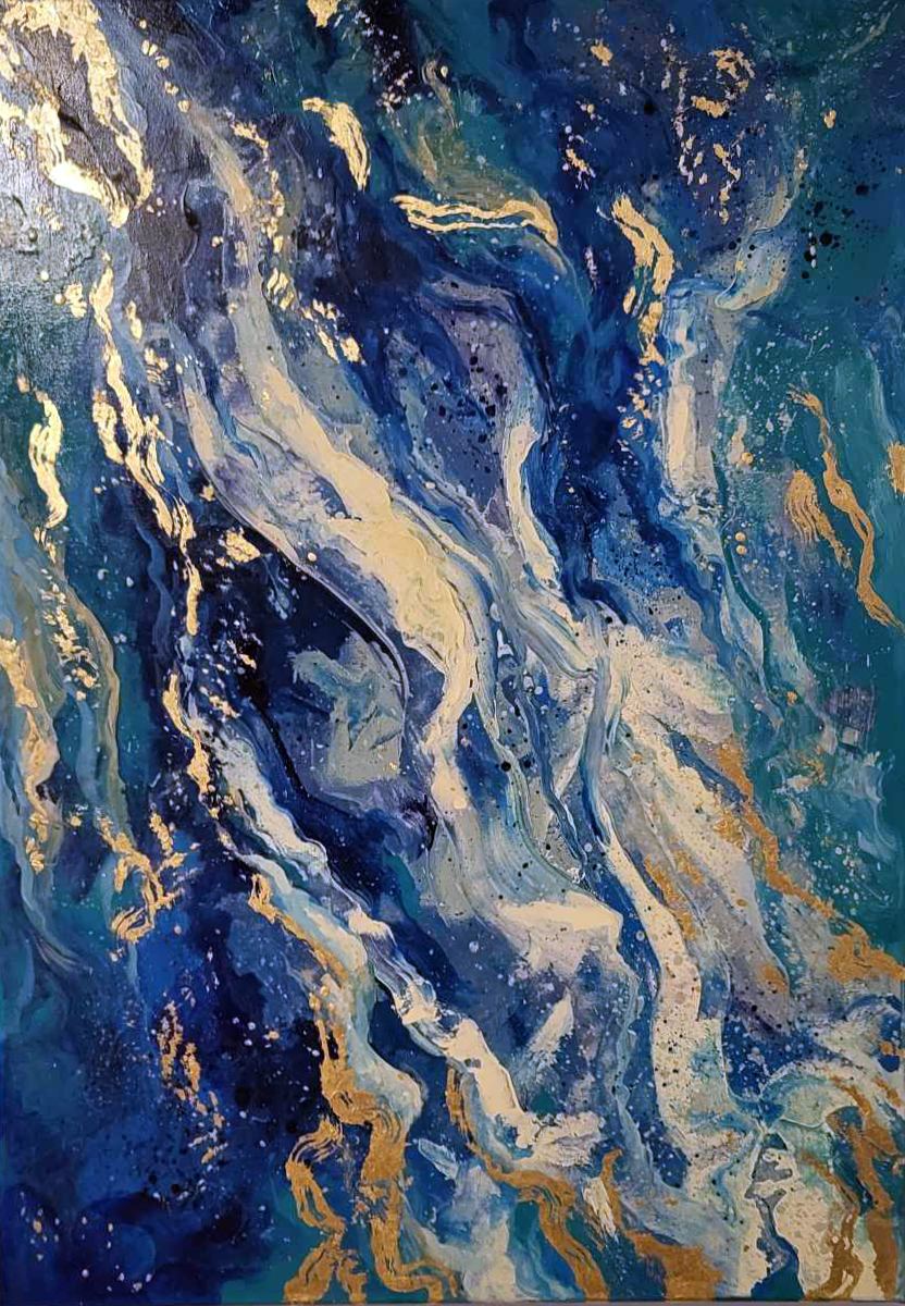 Abstrakcyjny obraz na płótnie