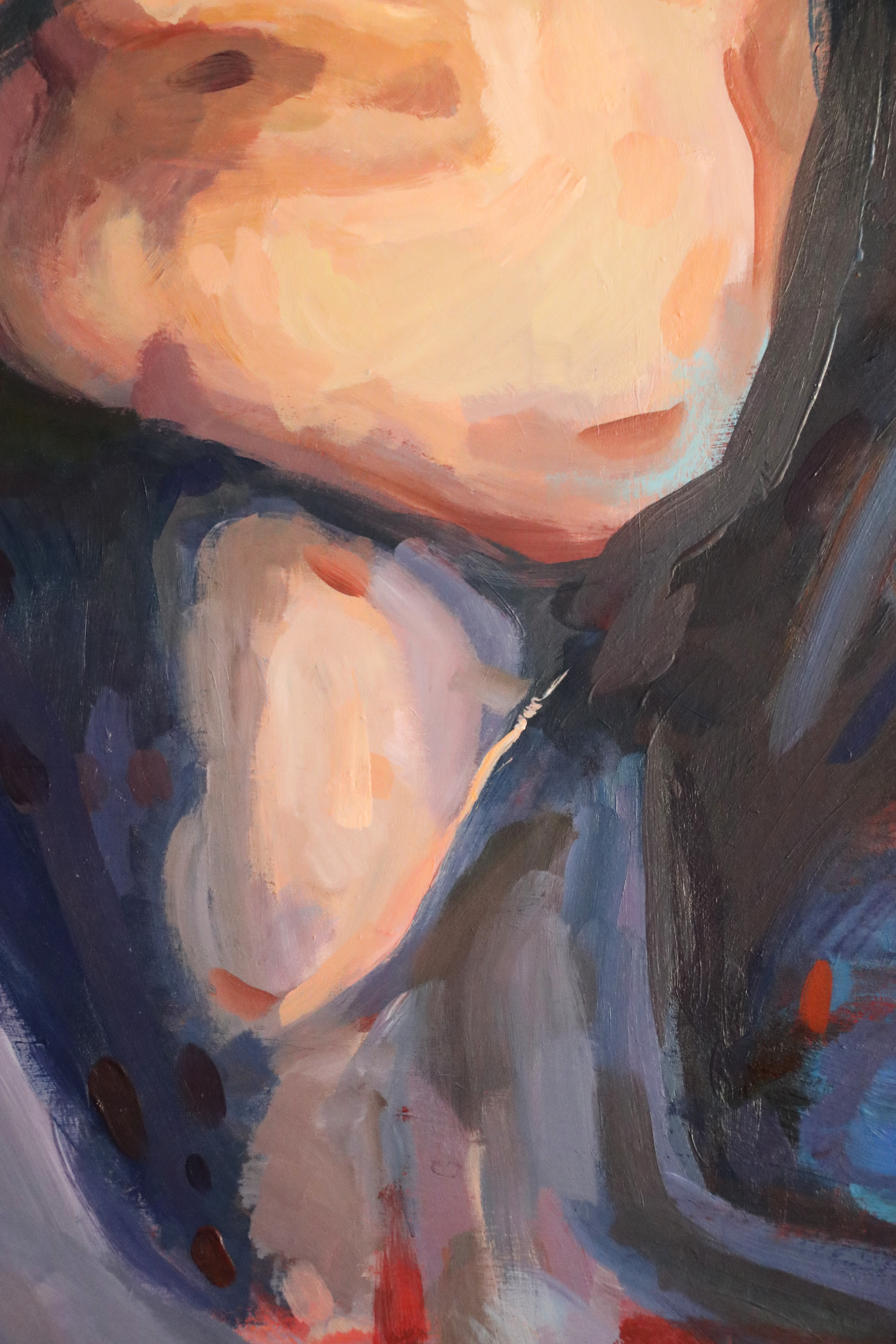 Abstrakcyjny portret kobiety "Tonąc"