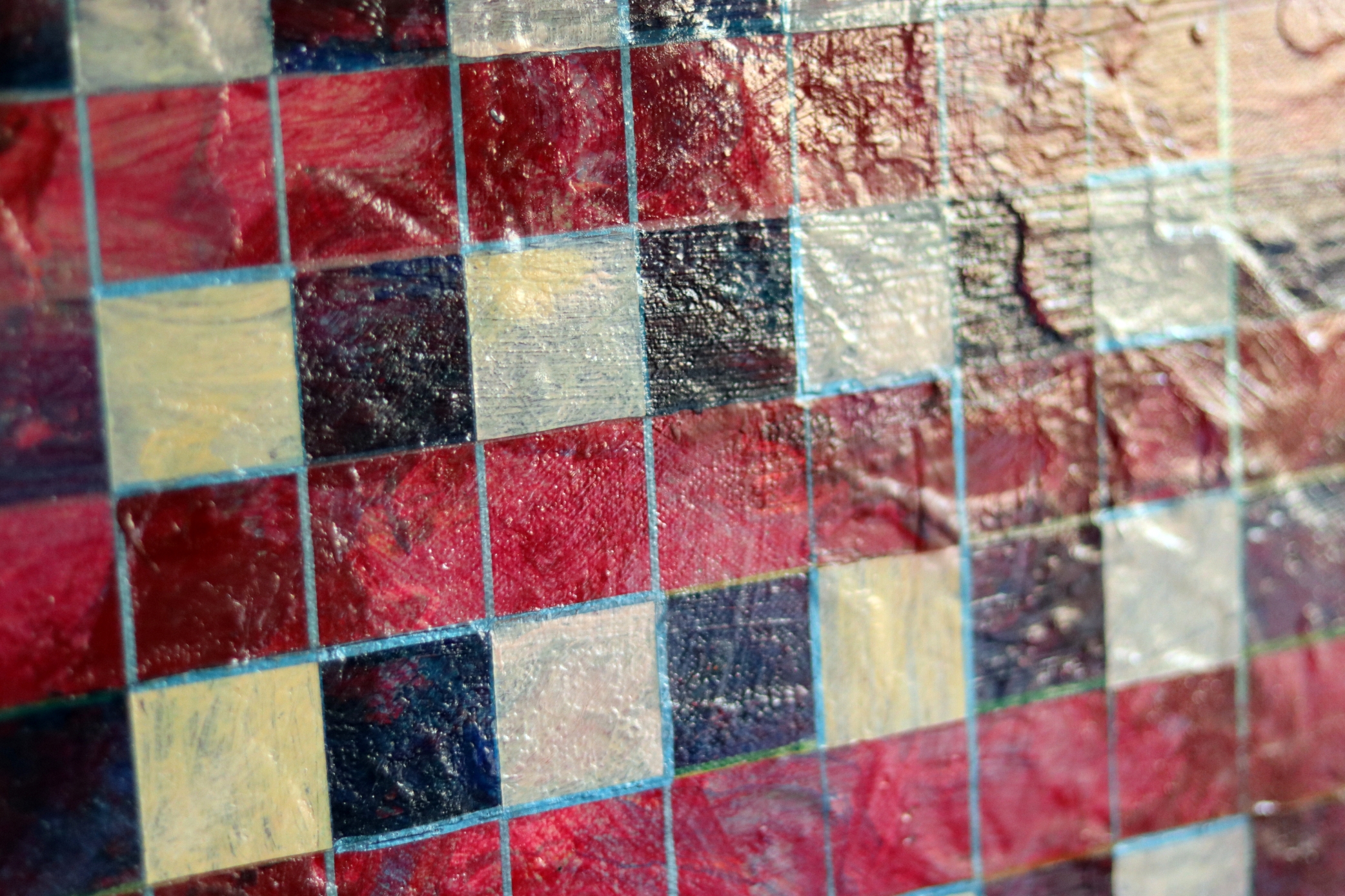 Obraz w stylu mozaiki "Martwy piksel"