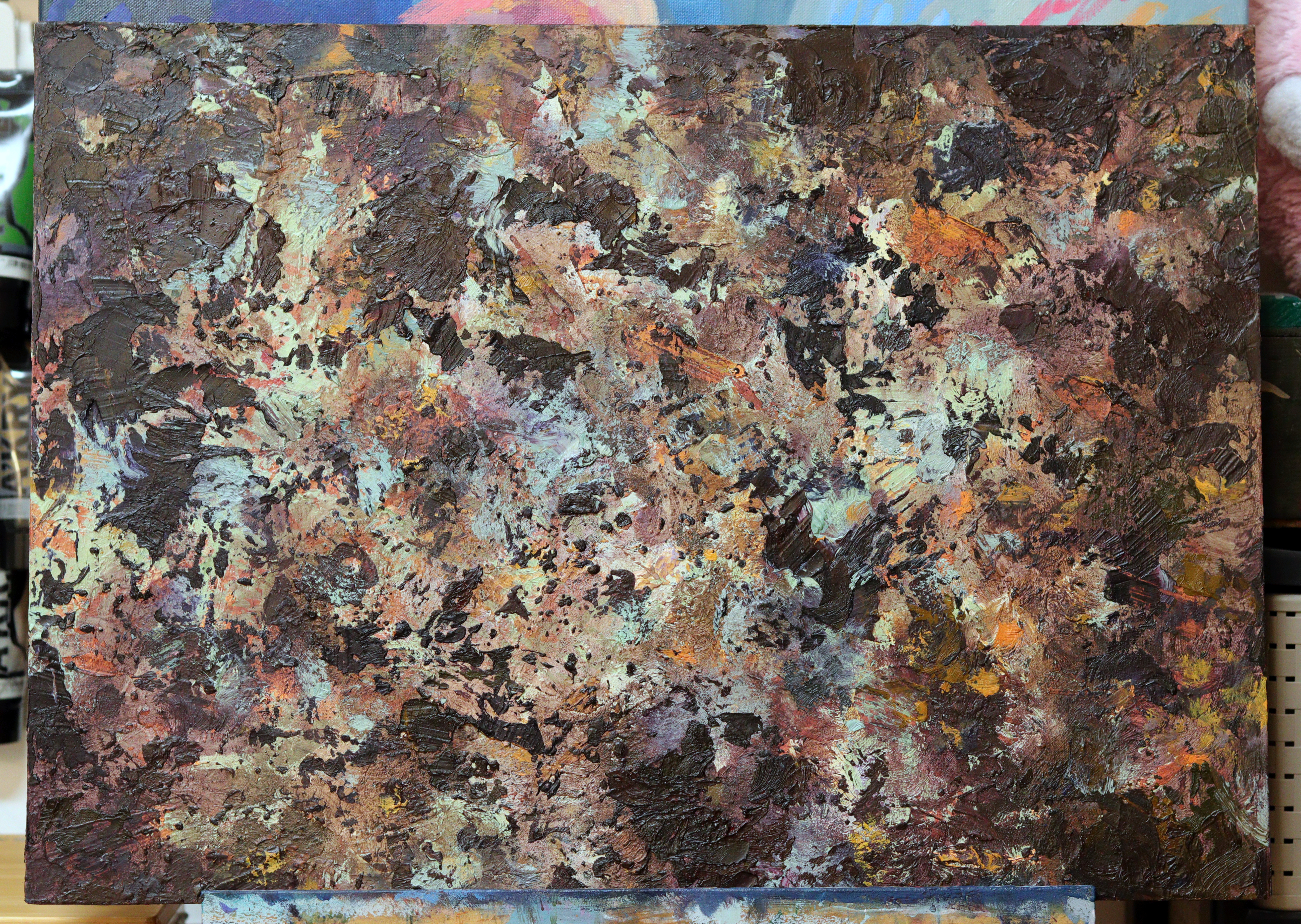 Ekspresyjny obraz olejny