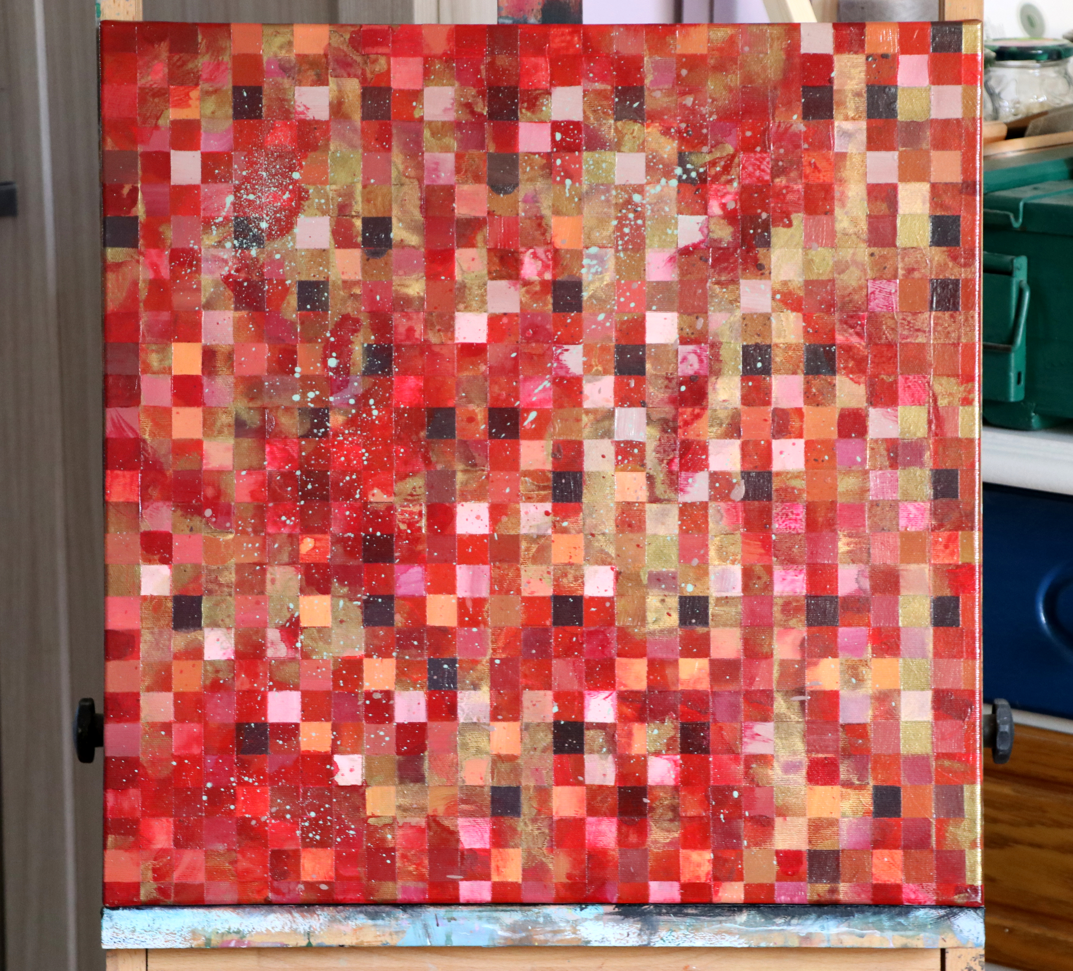 Abstrakcyjny obraz mozaikowy "Margarita"