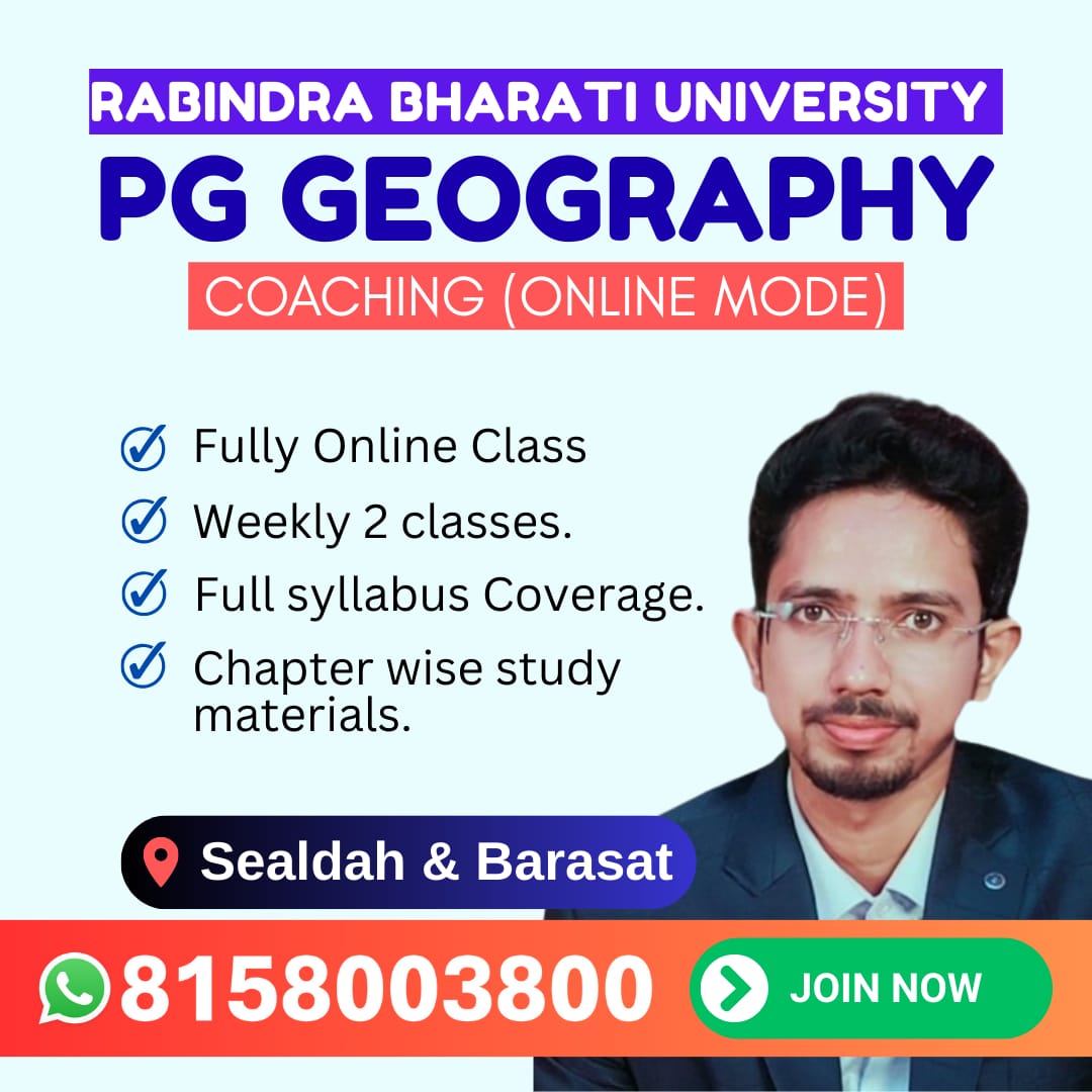 RBU PG Geography Coaching (Regular & Distance)