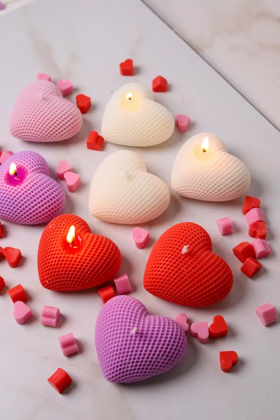 Heart Shaped  Candles