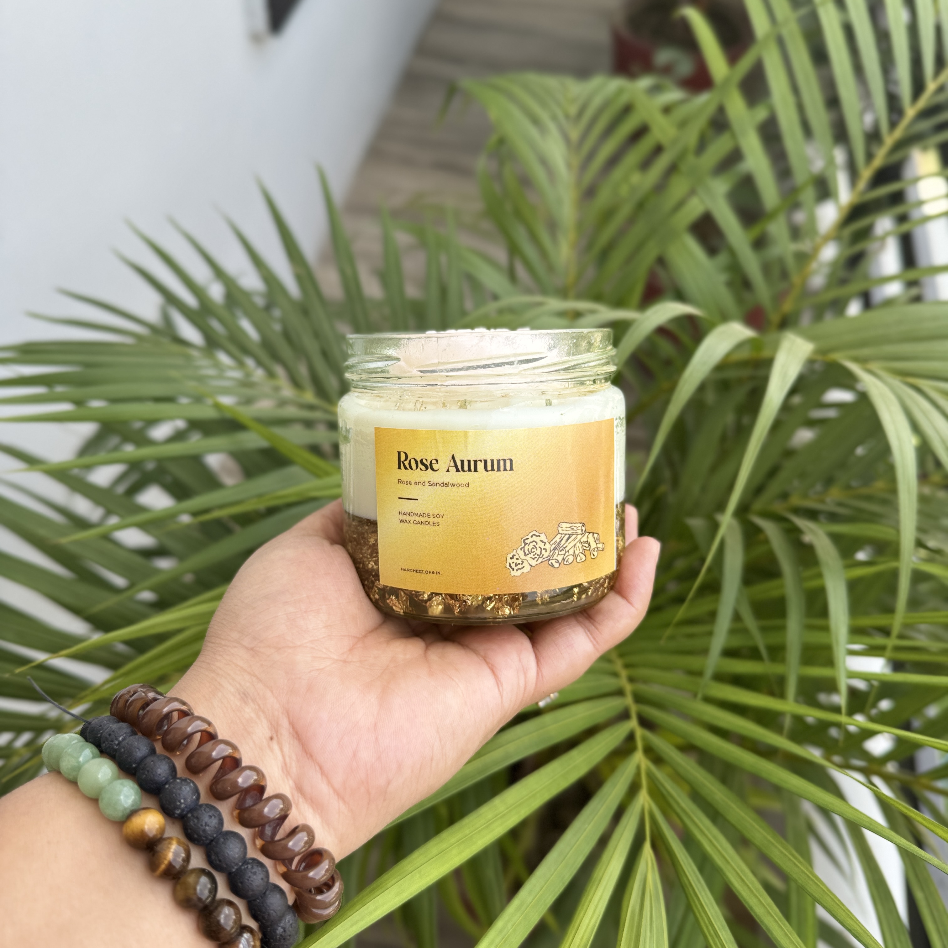 Rose Aurum Scented Candle