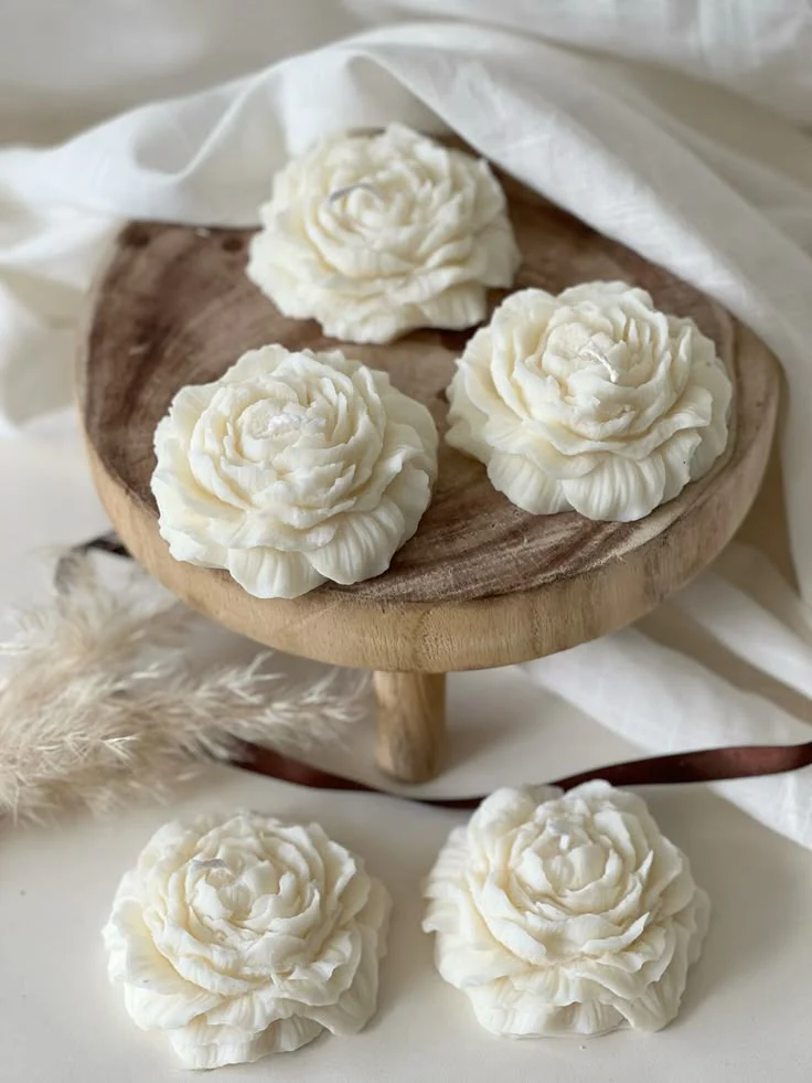 Peony Flower Scented Candle